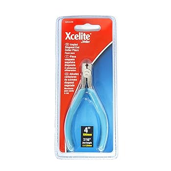 Xcelite GA54JV Angled Diagonal End Cutter Pliers, Flush Jaw
