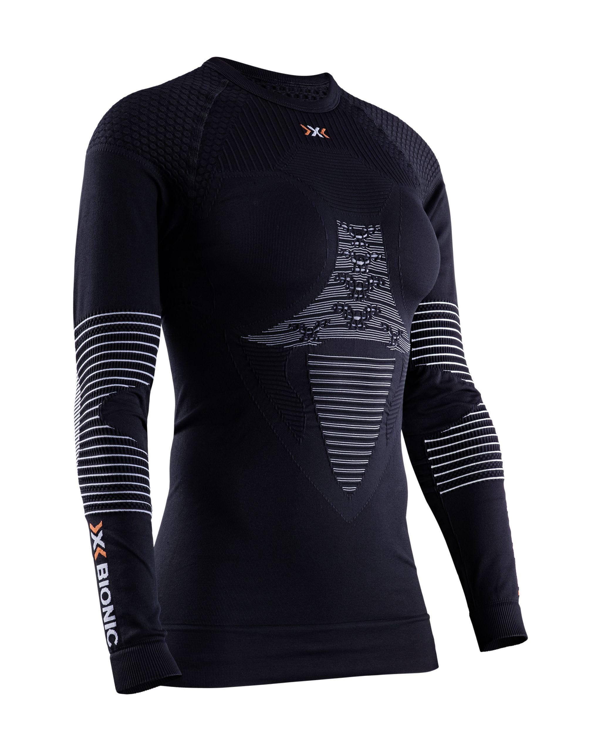 X-Bionic Energizer 4.0 Shirt Round Neck Long Sleeves Women Maillot de Compression Femme (Lot de 1)