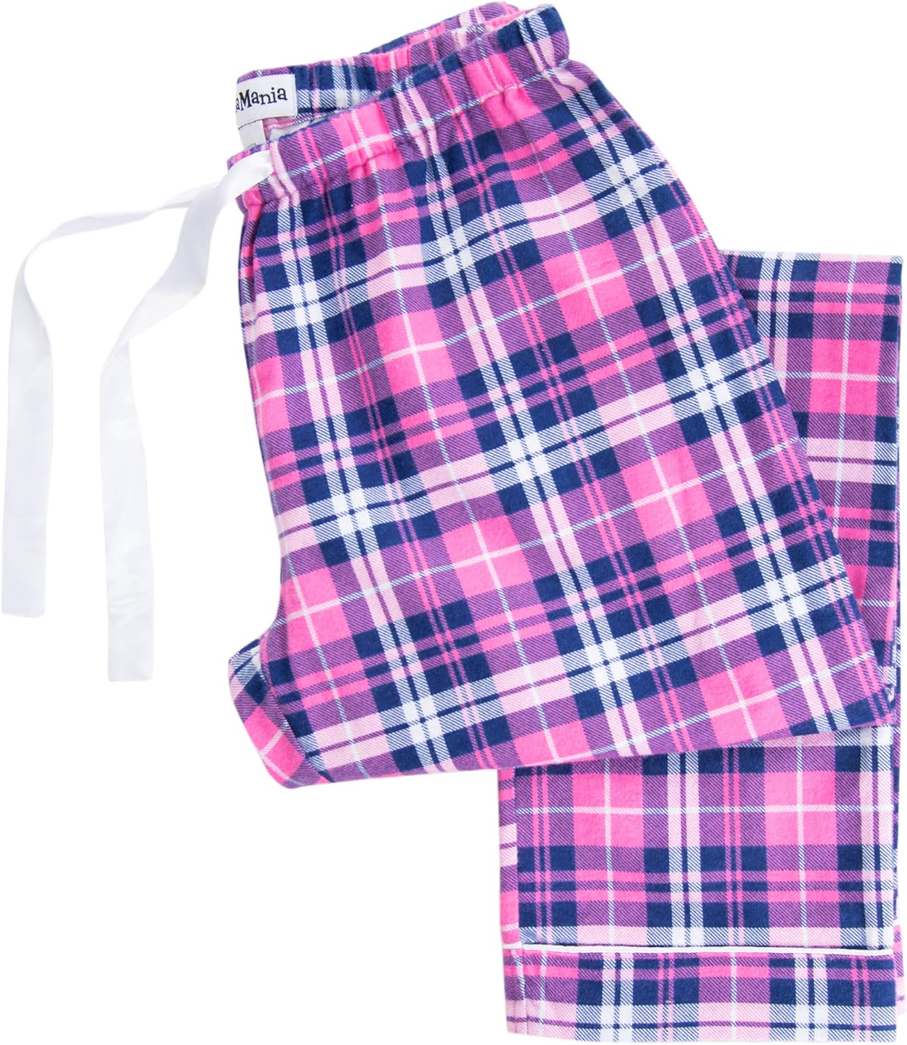 PajamaMania Women's Cotton Flannel Pajama PJ Pants with Pockets - Image 5