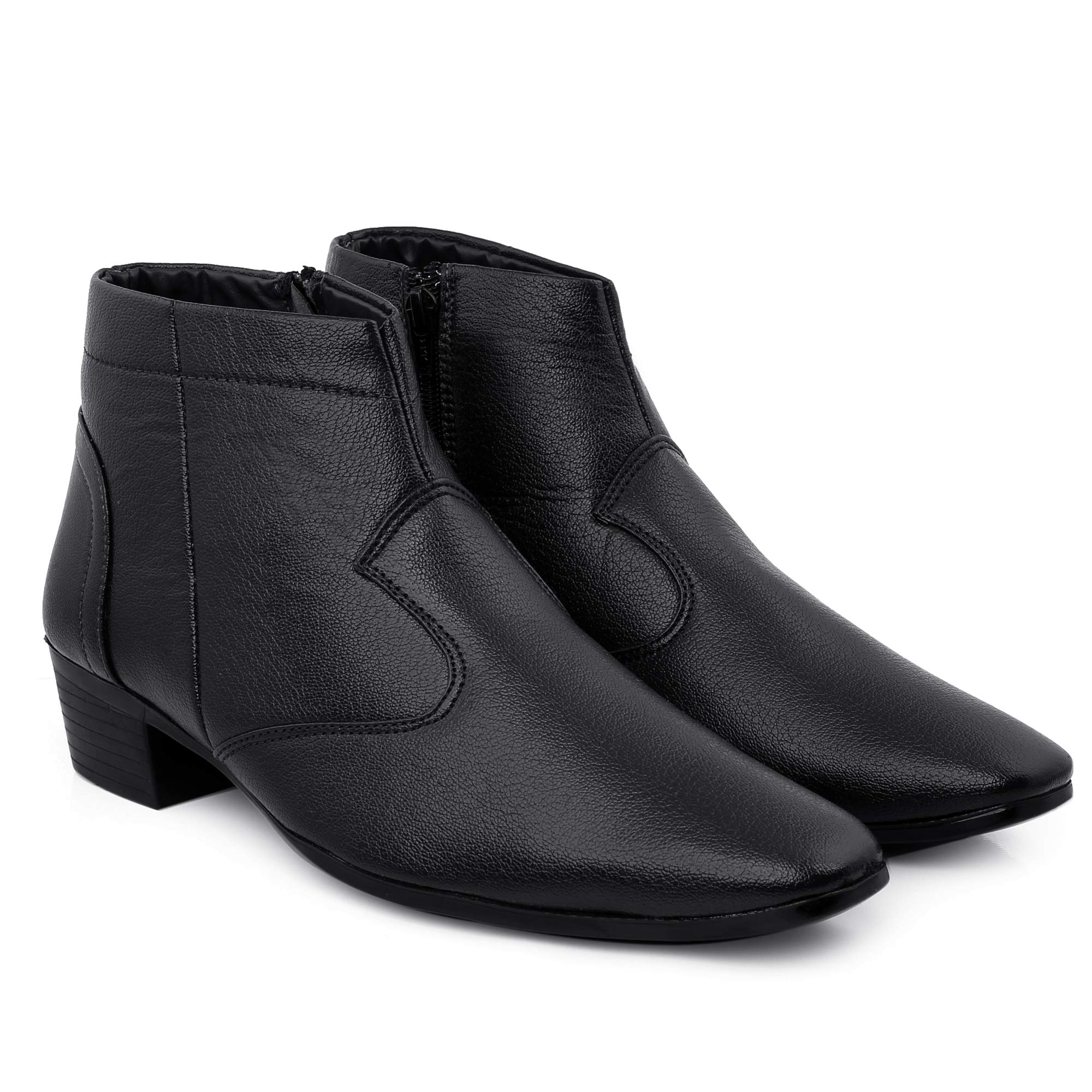 Mens Height Increasing Formal Wear Latest Black Zipper Boots (B08X3CFVLF) Amazon Price History, Amazon Price Tracker