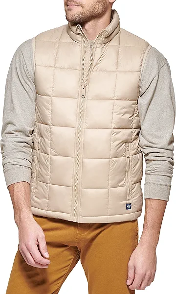 Dockers mens Men's Box Quilted Puffer Vest