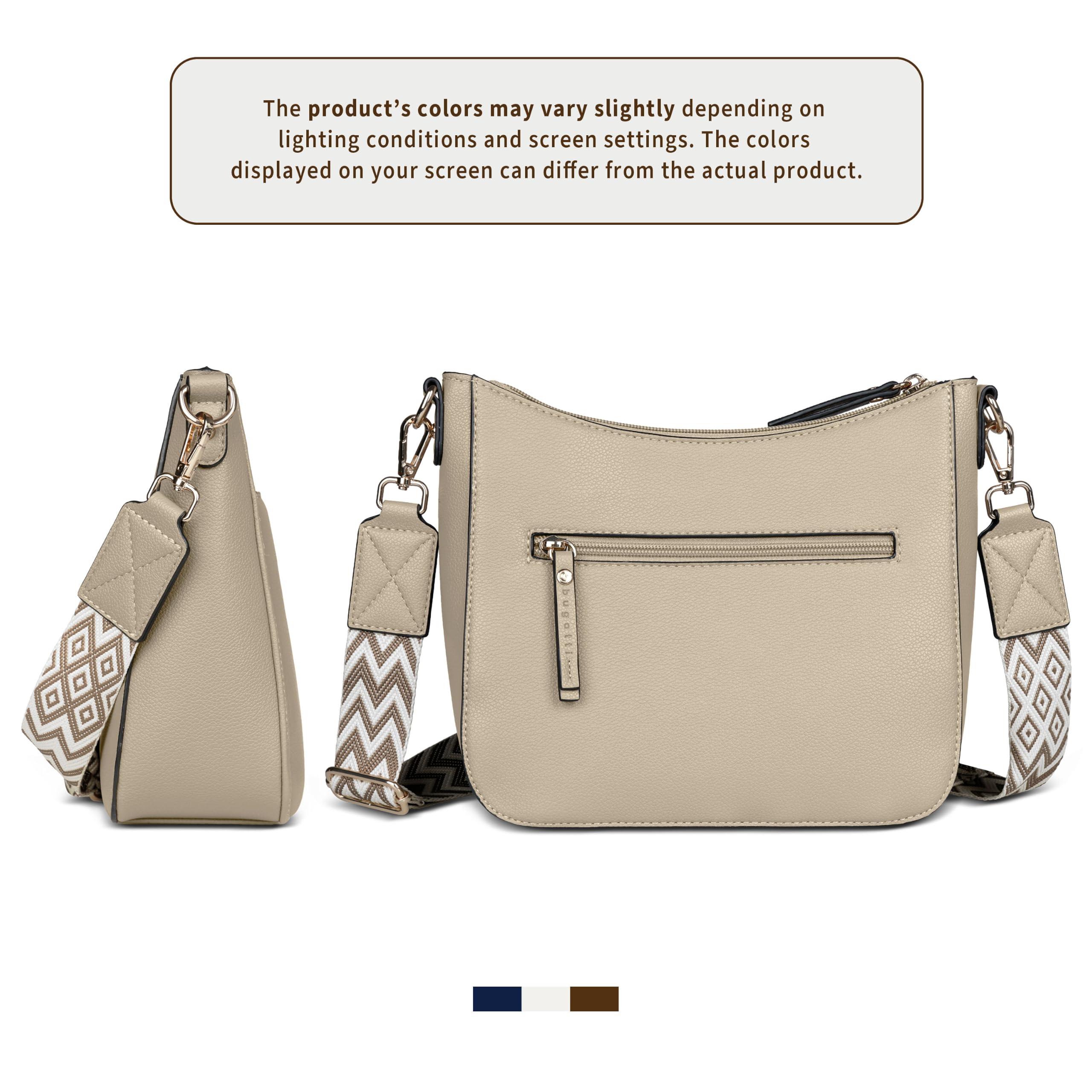 bugatti Mare 3.0 – Piccola borsa a tracolla da donna in ecopelle, elegante e maneggevole