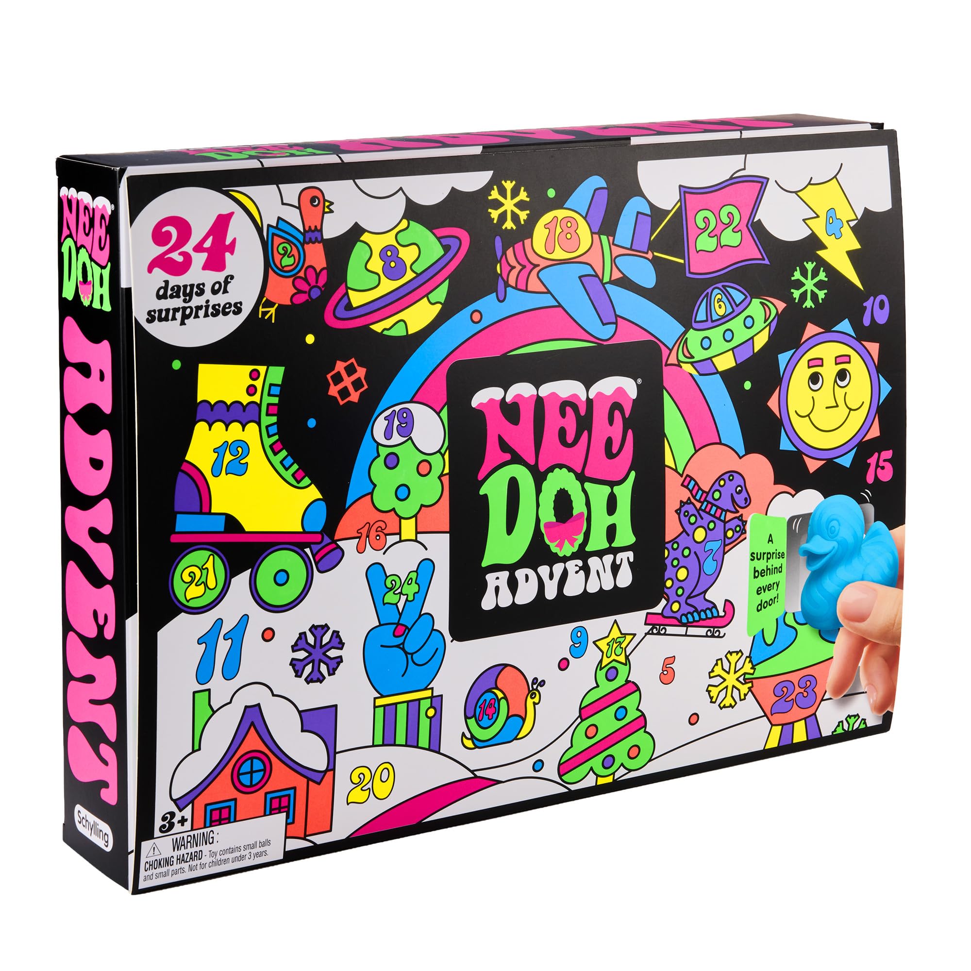 Schylling NeeDoh Squishmas Adventskalender (1 Stück)