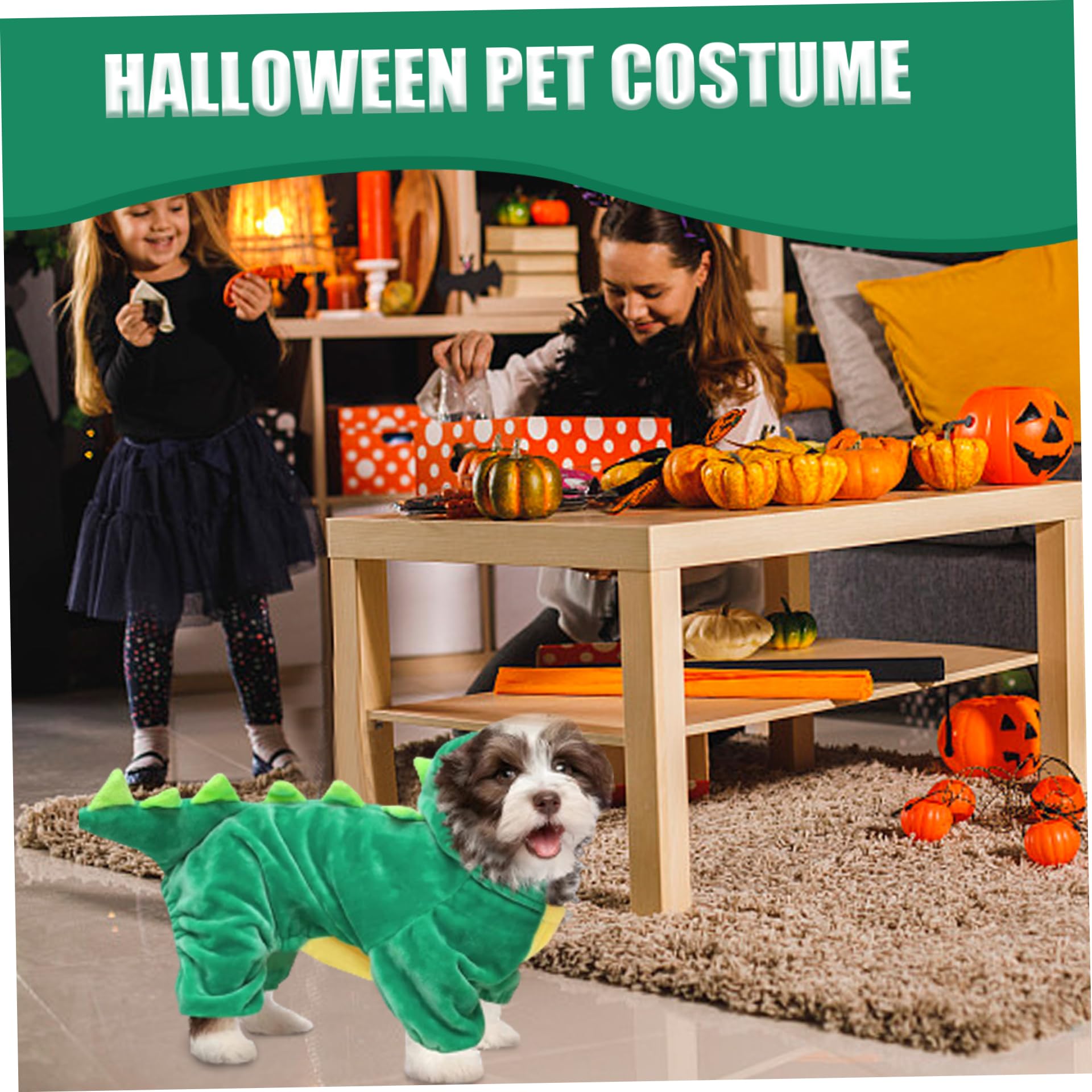 Chien Dinosaure Costume Taille XXL Mignon Costume de Chien Halloween Manteau Manteau Cristal en Velours d'hiver à Sweat à Sweat à Capuche
