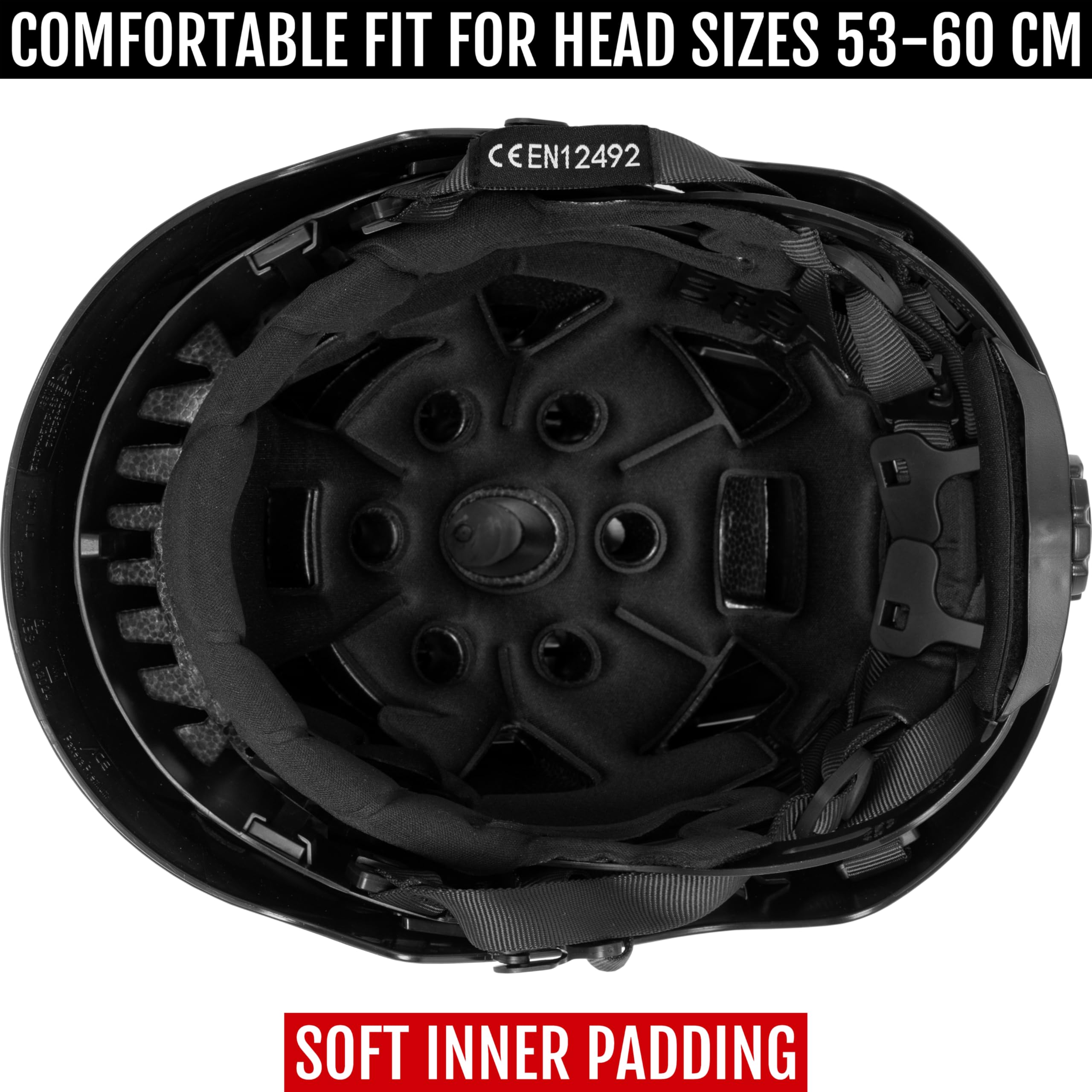 ACE Patera Premium Casque de Protection - Casque de Chantier et d'alpinisme pour Le Travail et Le Sport - Casque d'escalade léger et Casque de Chantier