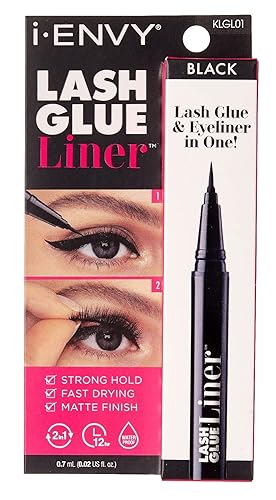 KISS I Envy Lash Glue Liner Negro 0.02 onzas