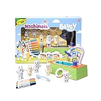 CRAYOLA Washimals Bluey, Set Attività con Piscina e 5 Cuccioli