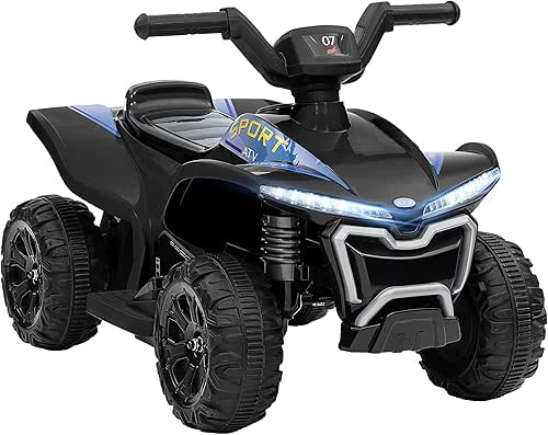 Qaba Kids ATV Quad, 6V Electric Four Wheeler with 1.6MPH