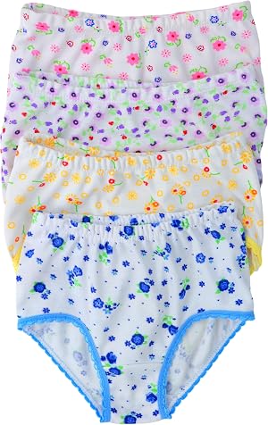 ToBeInStyle Girls Pack of 4 Cotton Panties