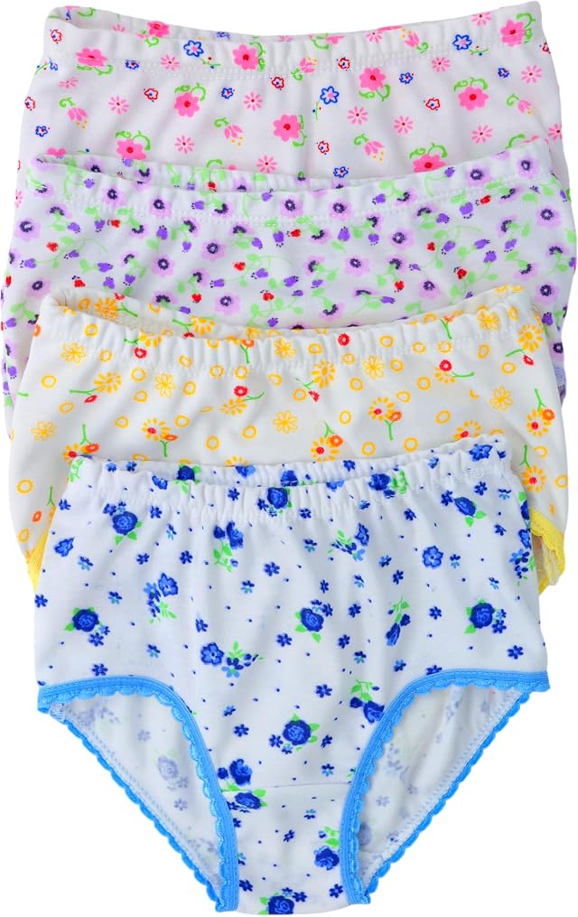 ToBeInStyle Girls Pack of 4 Cotton Panties