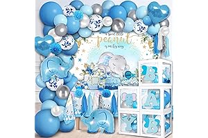 PARTY SPOT! 87 Piezas Decoración para Baby Shower Niña, 5 Cajas de...