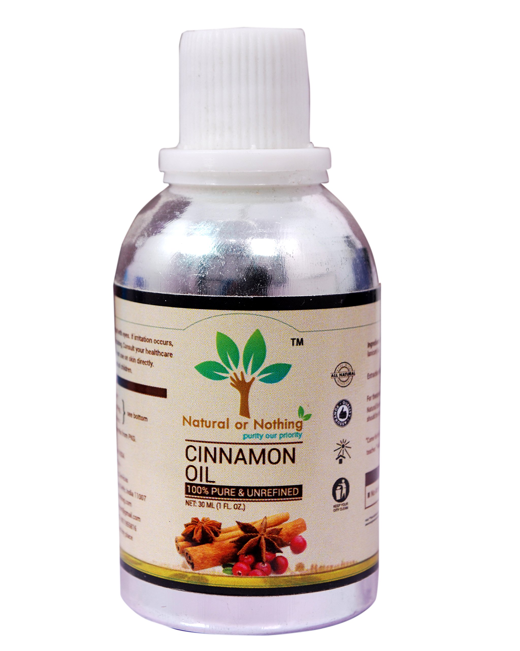 Natural or Nothing Cinnamon Oil (30 ML)