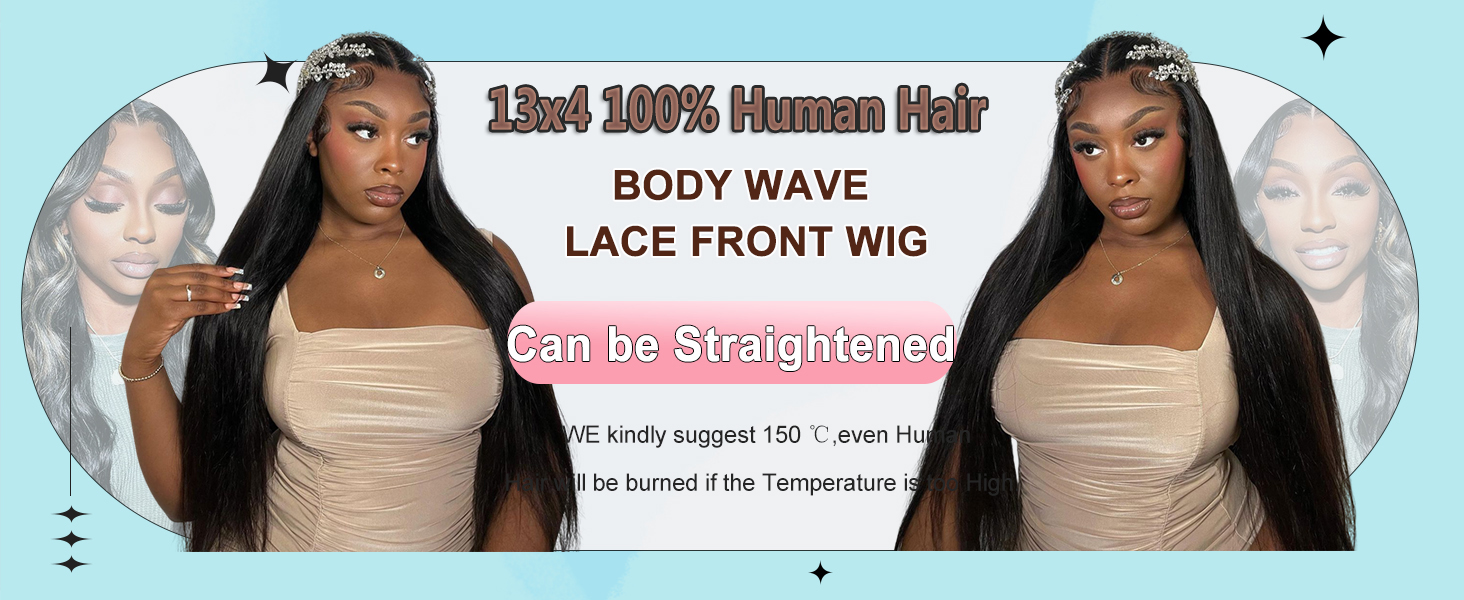 Amazon.com : ITODAY 200% Density 13x4 Body Wave Wig, 100% Human
