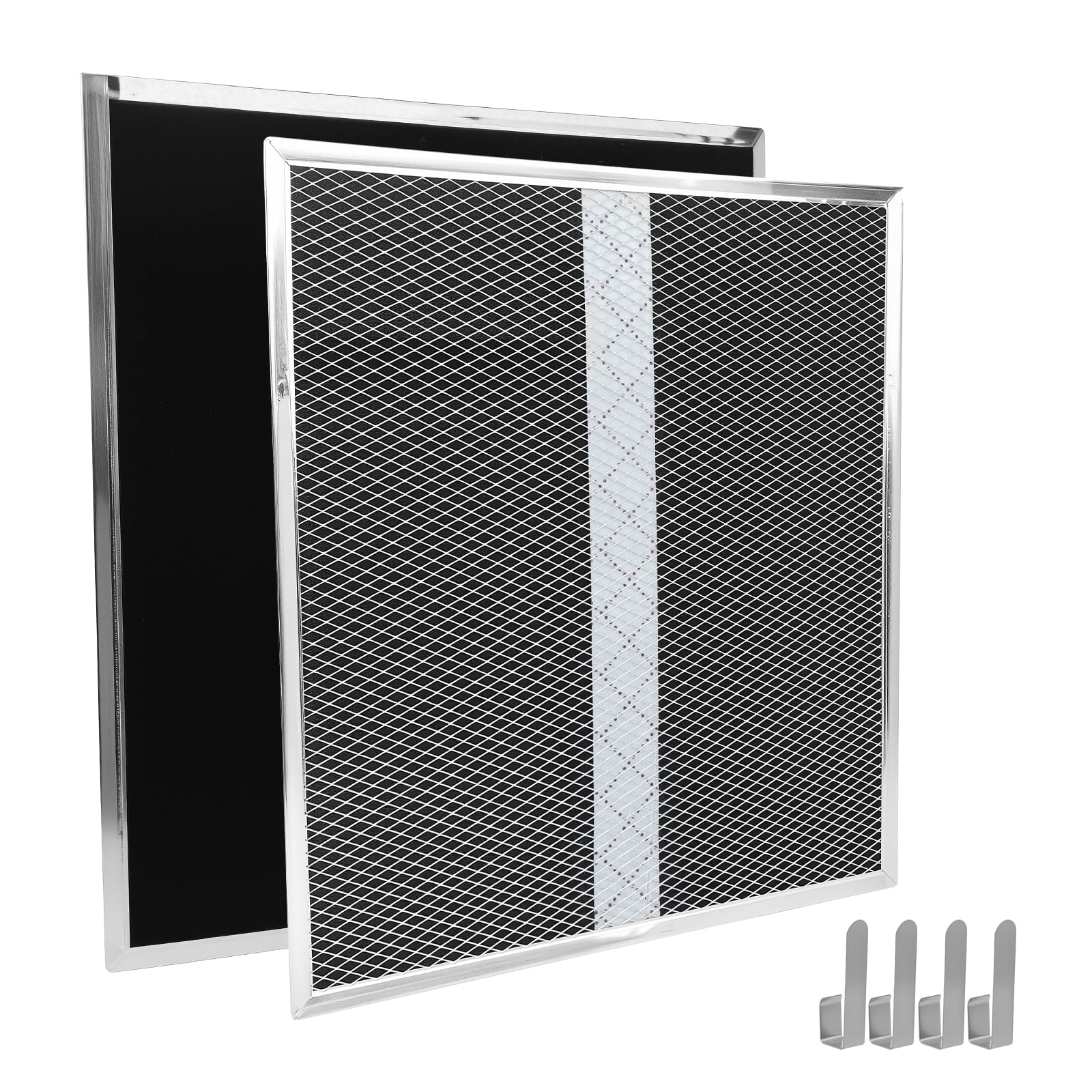 Photo 1 of 2 Pack HPF30 Range Hood Non-Duct Charcoal Filters Kit, Premium Replacement for Broan HPF30, S97020466 & Mantra/Osmos/Glacier XC Series Ductless Range Hoods, High-Efficiency Activated Carbon Filtration