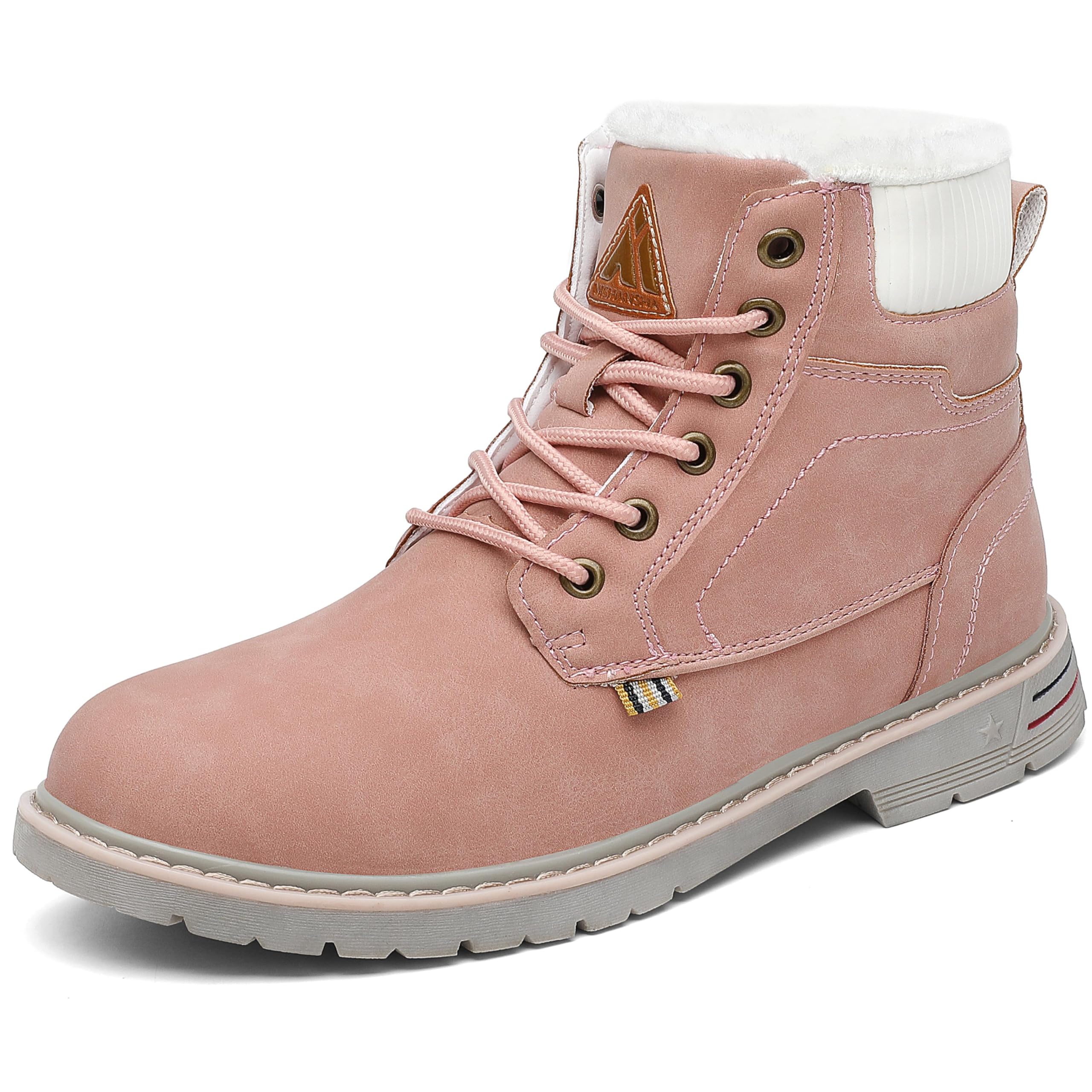 Mishansha Botas de Nieve Hombre Mujer Invierno Rosa Gr.37
