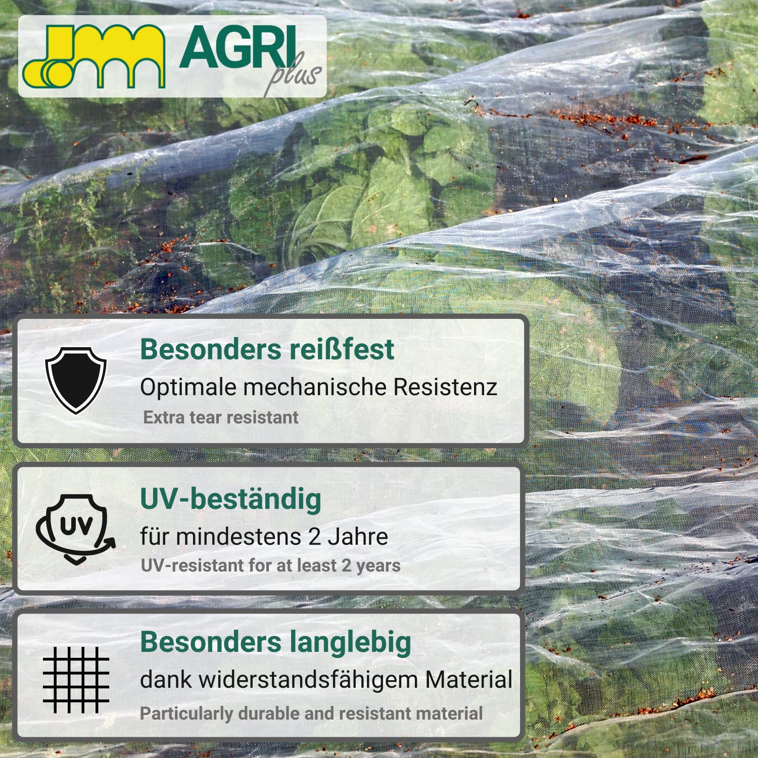 1 pezzo 3,0 x 40 m rete di protezione per verdure, di alta qualità, resistente agli UV, protezione da parassiti e insetti, rete da giardino fine + a maglie strette dalla Germania