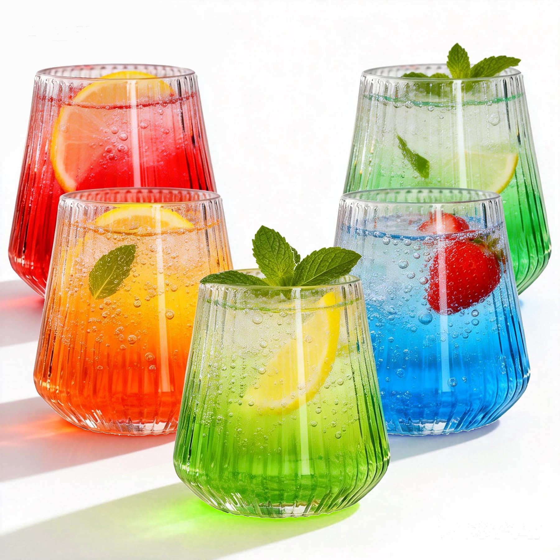 N9R 24PCS Plastic Wine Glasses Disposable,14 oz Cocktail & Spritz Glasses — Amazon image 9