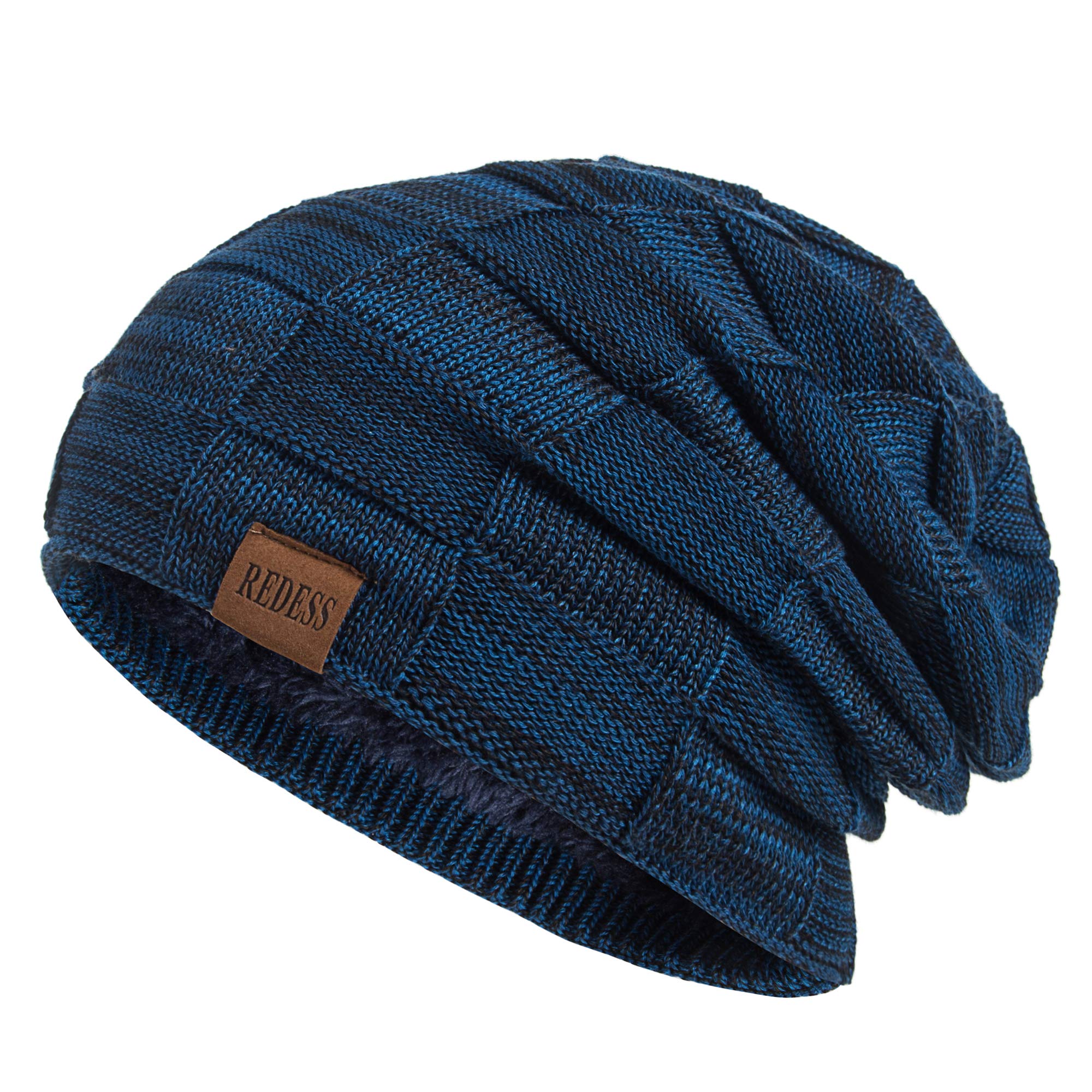 REDESS Cappello a Berretto per Uomini e Donne Cappelli Caldi Invernali in Maglia Slouchy Cappello a Cranio Spesso