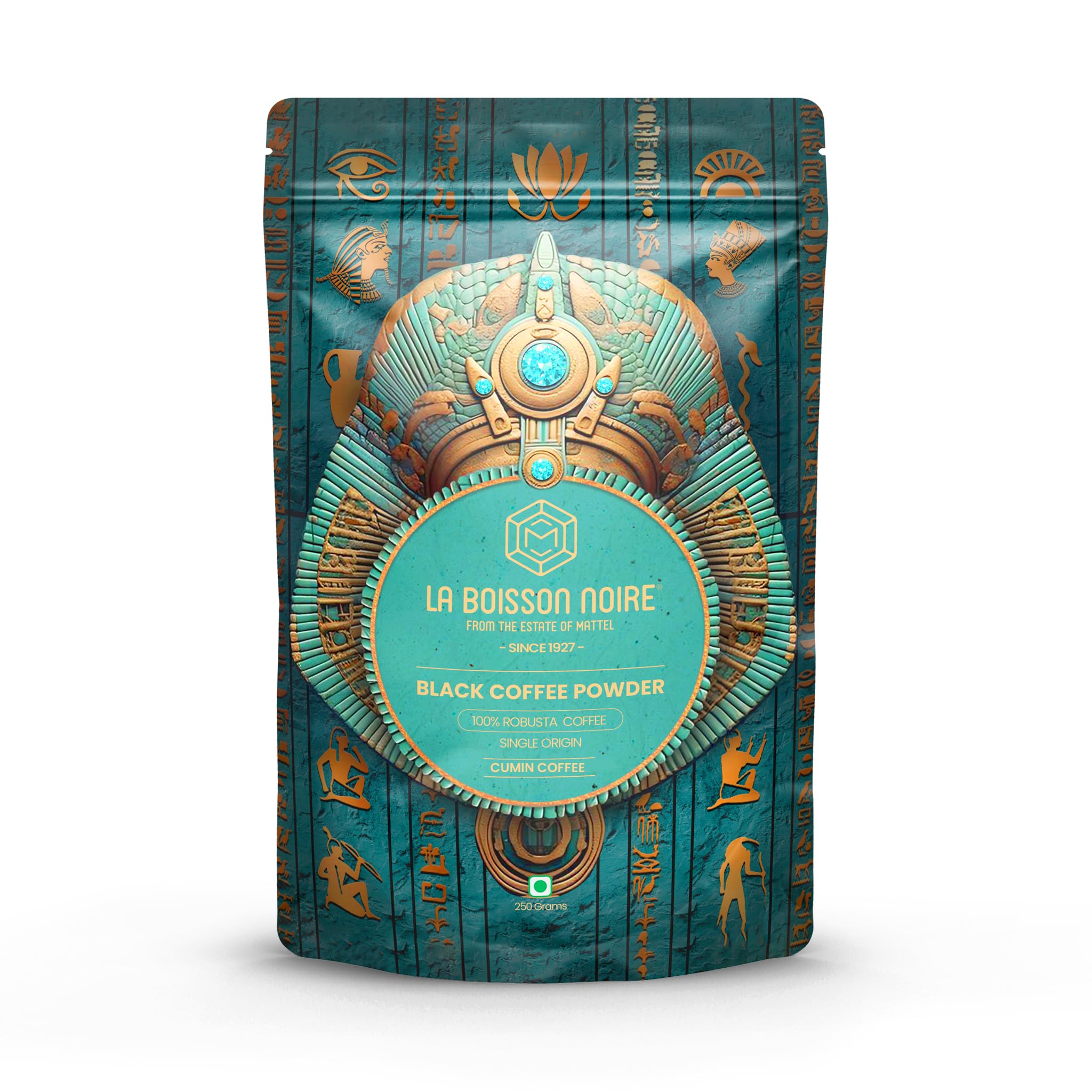 La Boisson Noire Ground Coffee | Finely Ground Dark Roast Black Coffee (Cumin) | GI Tagged Wayanad Robusta Coffee | Single Origin Shade Grown Coffee 250 gm (B0BTJ5DJX8) Amazon Price History, Amazon Price Tracker
