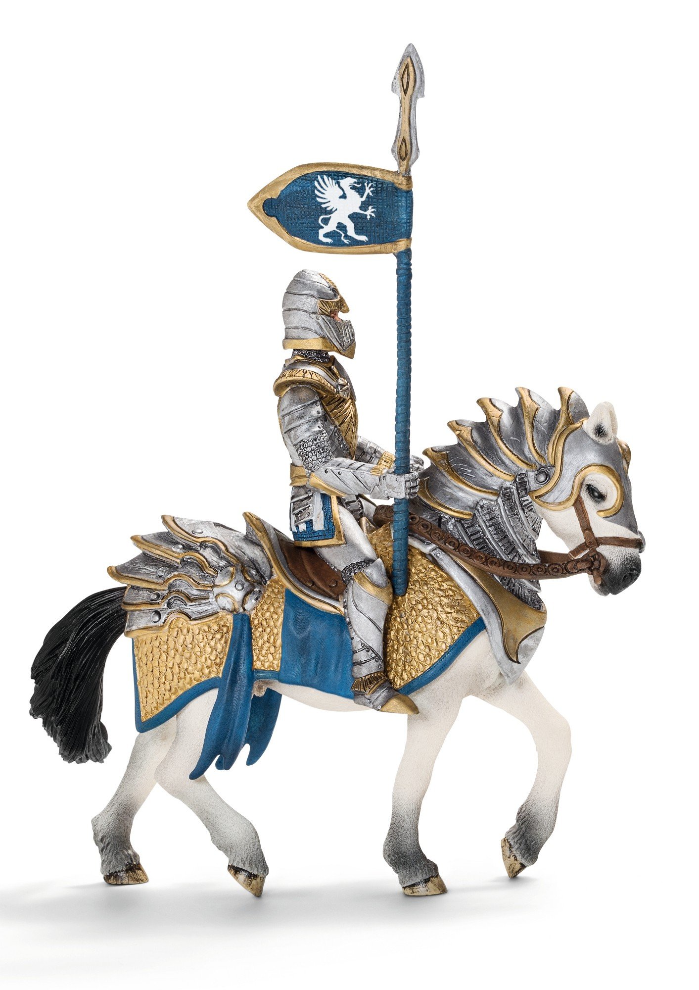 SCHLEICH Griffin Knight on Horse With Lance : Amazon.co.uk