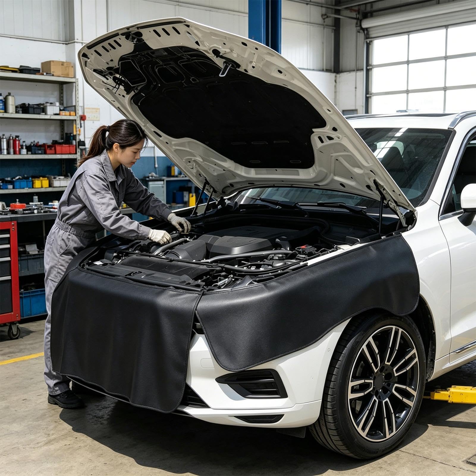 Protège-Aile de Mécanique Coussin d'Entretien de Garde-Boue | Protecteur de Boue pour Voiture Pour Atelier Garage Route Camion Berline
