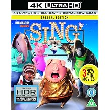Sing [4K Ultra-HD] [2017] [Blu-ray]