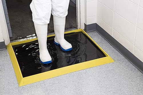 Miniatura 5 de Notrax 351 Sani-Trax Plus - Tapete desinfectante tapete desinfectante de zapatos para entradas 32 x 39 pulgadas 351S3239BL negro