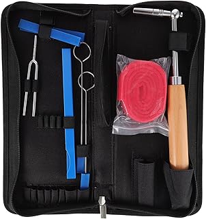 Vaguelly 1 Set Piano Tuning Accessories Tuning Forks Piano Tuning Hammer Piano Tuning Clip Piano Mutes Piano Tuner Tools Restorer Tool Piano Tuning Wrench Keyboard Jujube Temperament