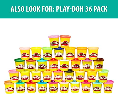 Miniatura 6 de Play-Doh Play N Store - Mesa de juegos para niños para actividades de arte y manualidades con 8 colores no tóxicos latas de 2 onzas exclusivo de