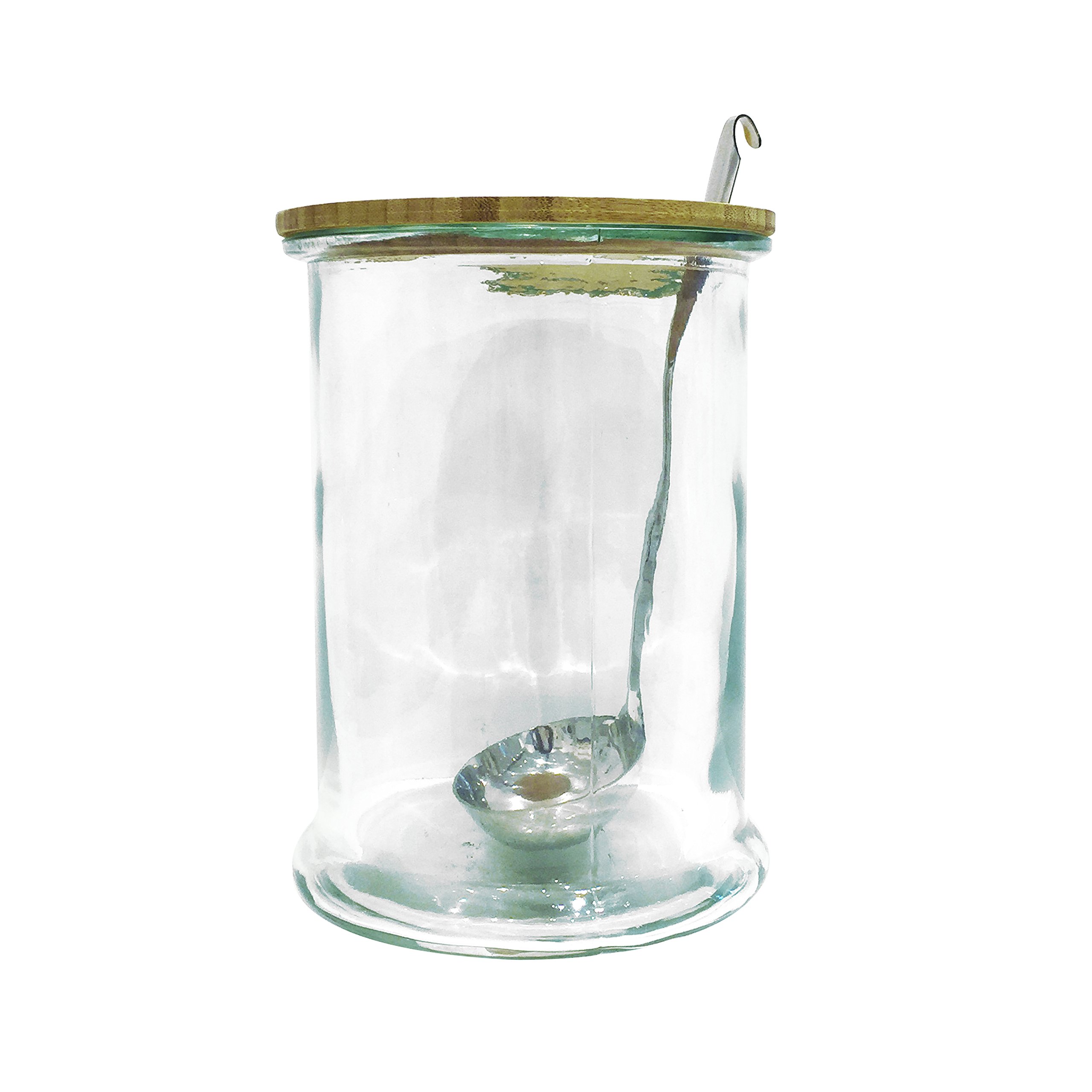 HOME DECO FACTORY Trinkglas, 5 l, Transparent/Braun