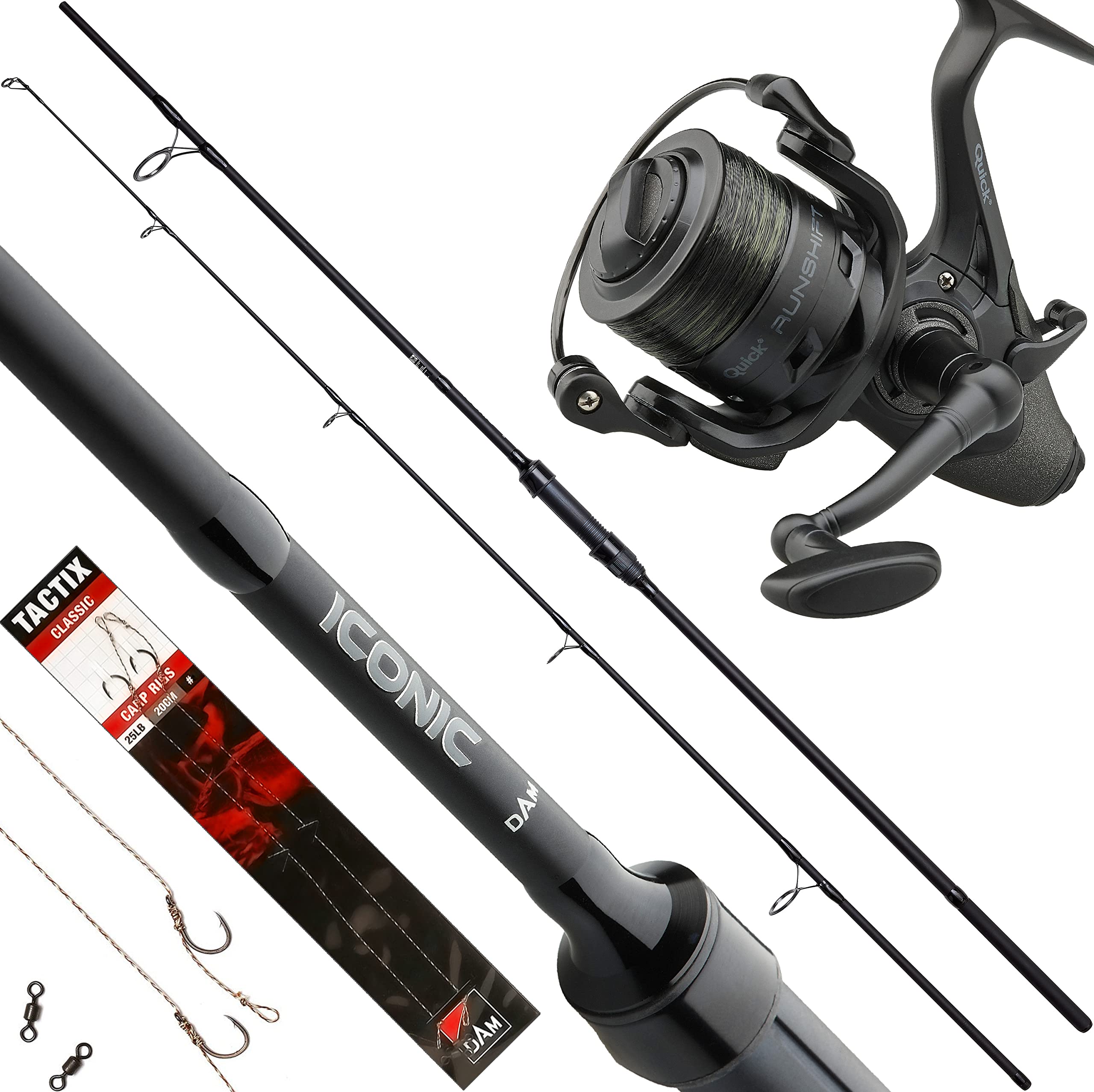 Karpfen Angelset 300-teilig - Komplettausrüstung Für Süß- Und Salzwasser