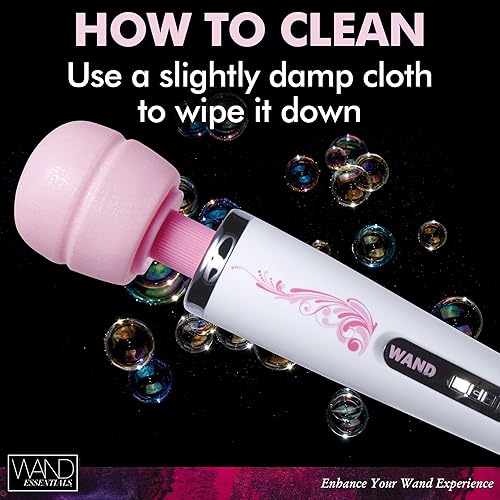Miniatura 6 de Wand Essentials Masajeador de varita de 7 velocidades rosa