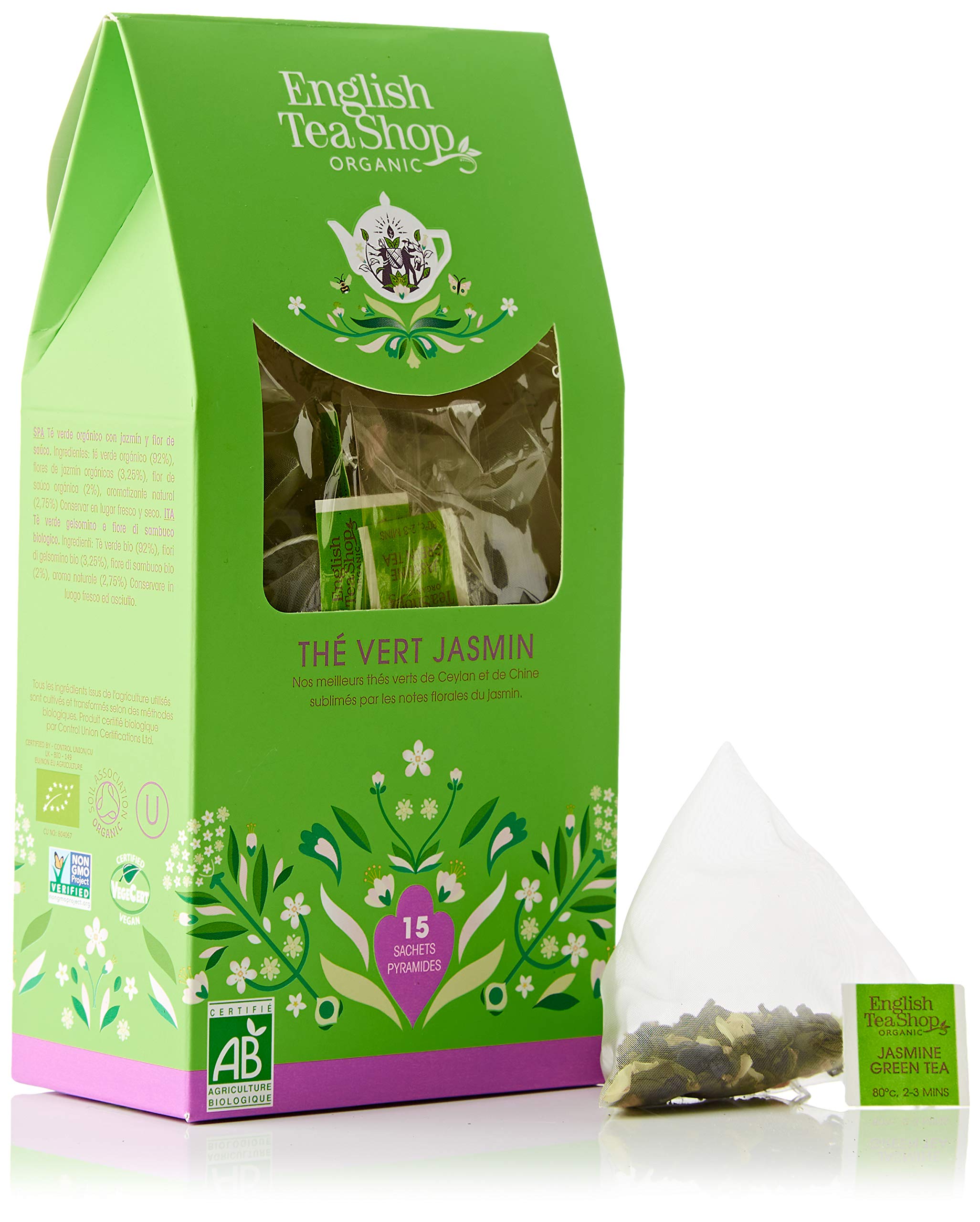 Organic Jasmine Green Tea Loose Leaf, 30 g