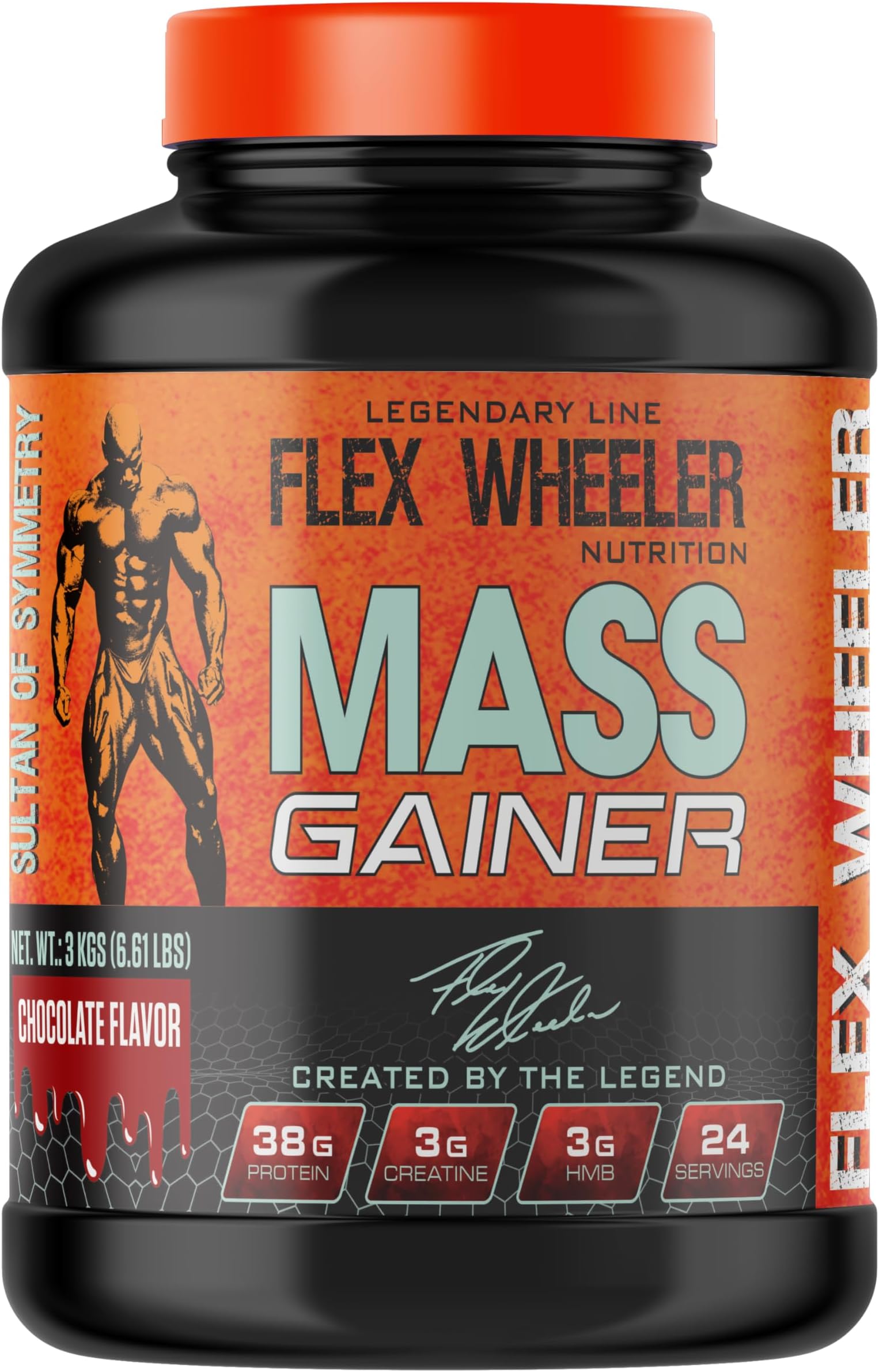 Mass Gainer | Chocolate Flavor | 3kg, 6.61lbs - High-Calorie Protein Supplement for Muscle Growth
