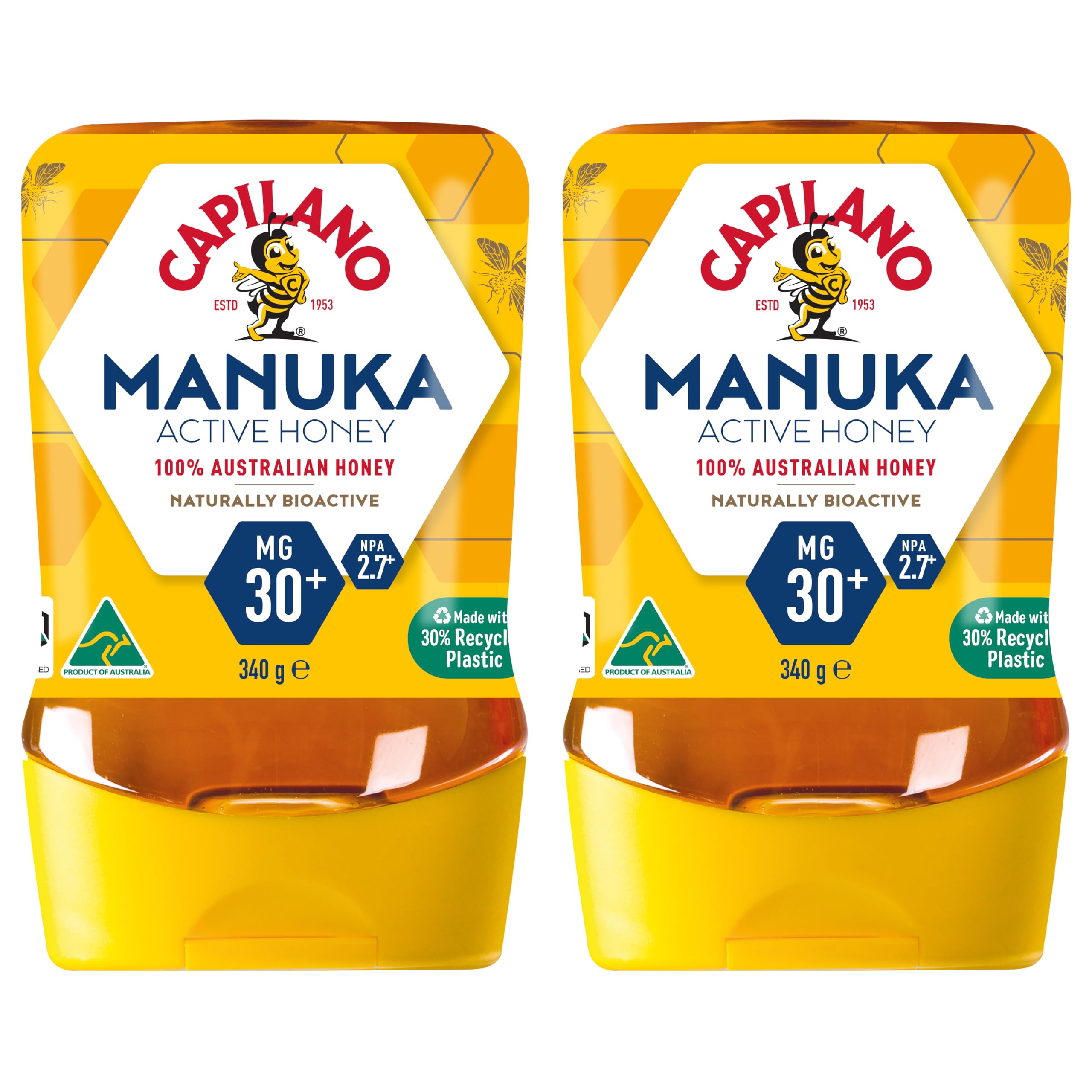マヌカハニー2個セット Amazon | 【2個セット】カピラーノ マヌカハニー MGO30+ 340g x 2個