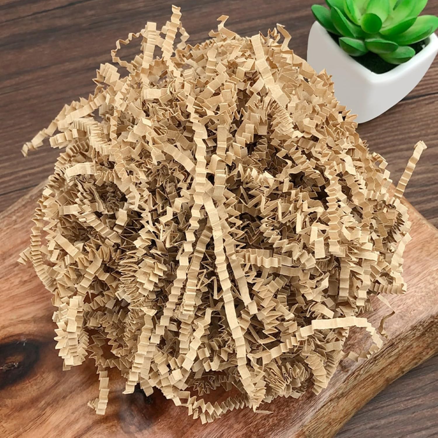 HOLYHOM 2LB Recyclable Crinkle Cut Paper Shred for Packing