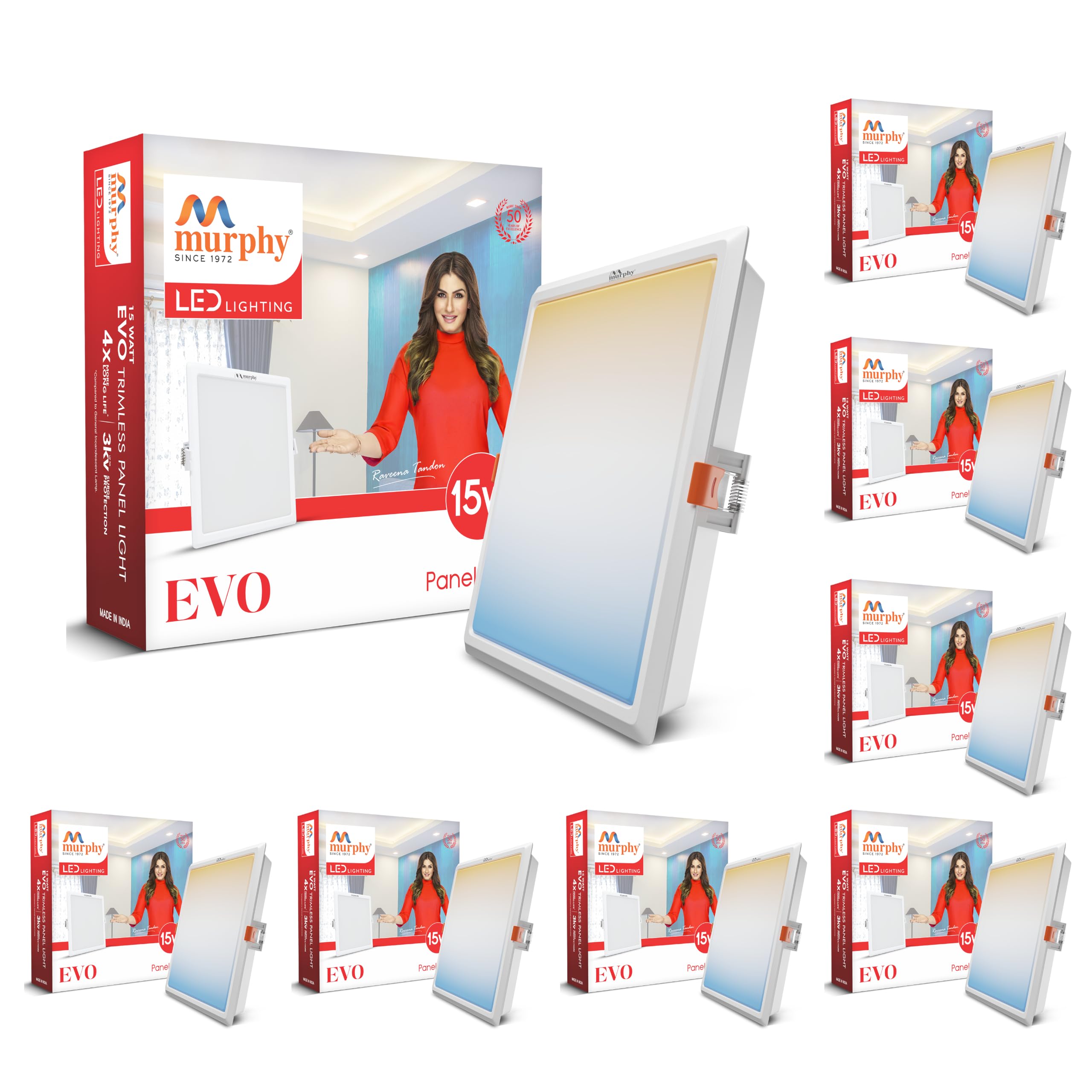 Murphy EVO LED Recessed Panel Light - 3 Color Switchable -11 Murphy EVO LED Recessed Panel Light - 3 Color Switchable -11