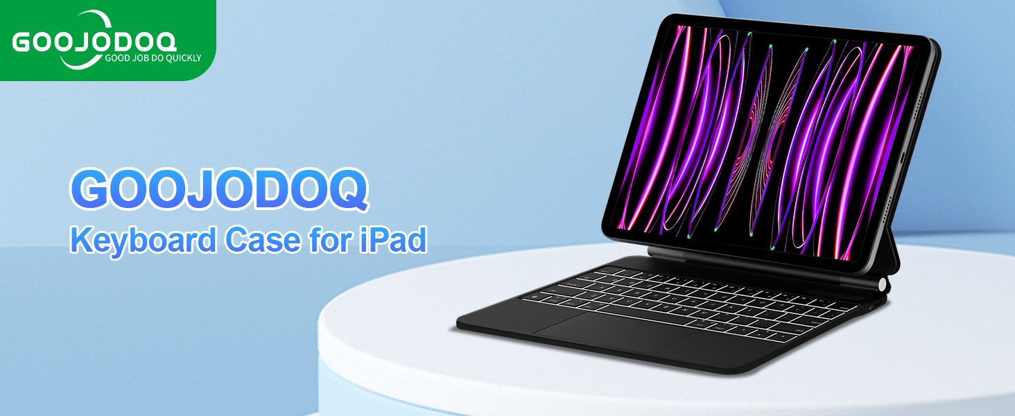 Amazon.com: GOOJODOQ Magnetic Keyboard Case for iPad Air 13 inch