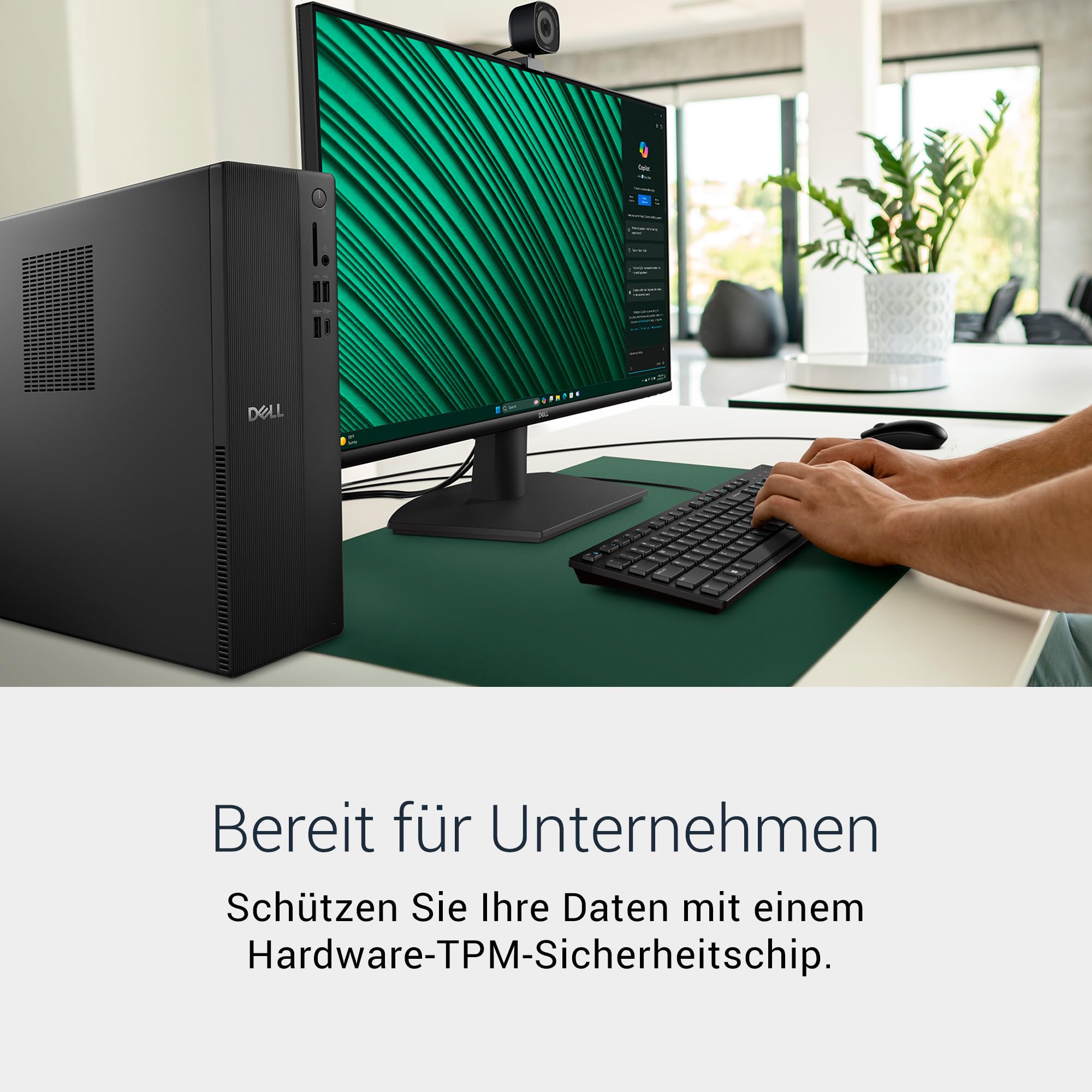 Dell Slim Desktop ECS1250 - Intel Core Ultra 5-225 Processor, 16GB DDR5 RAM, 1TB SSD, Intel UHD Graphics, Windows 11 Home - Black