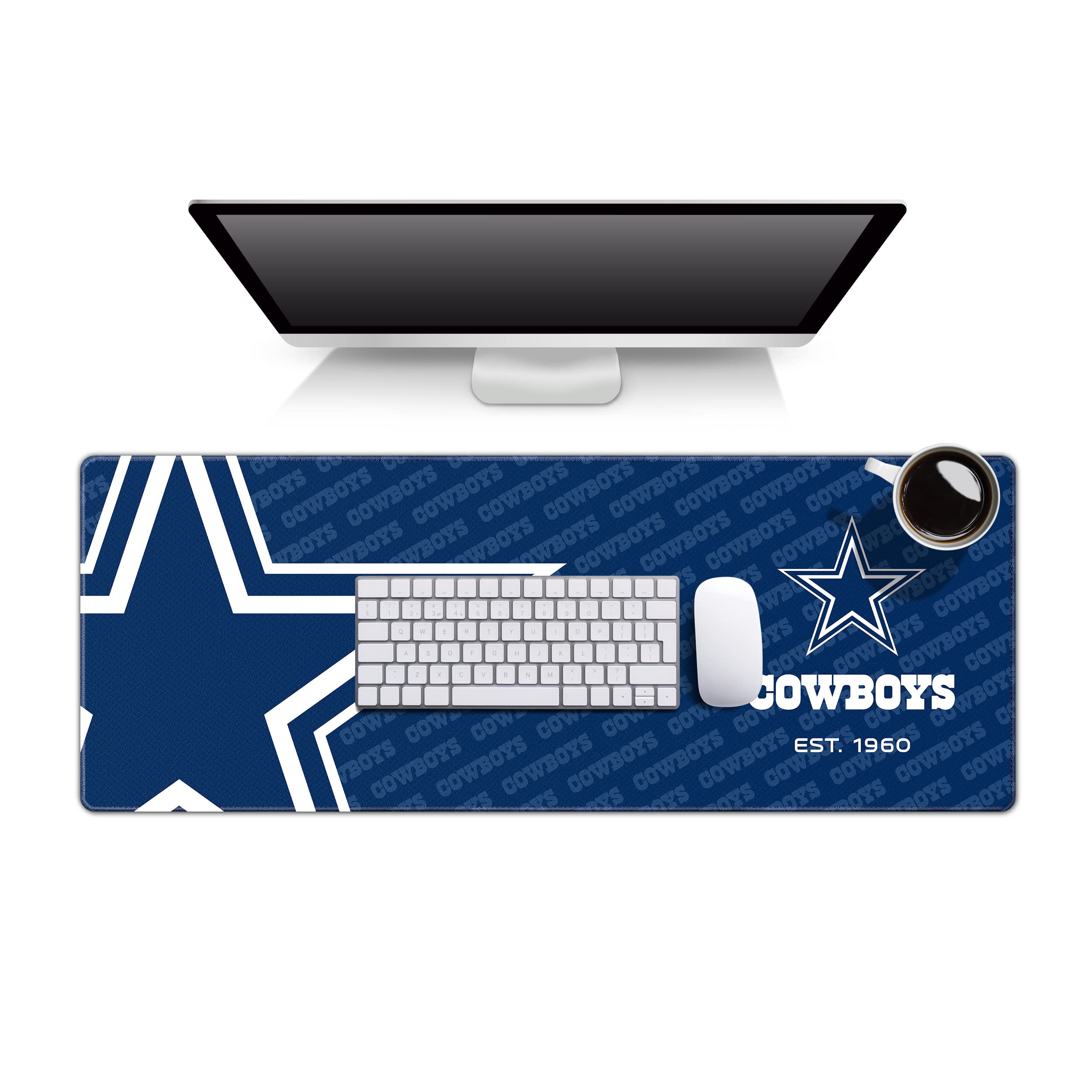 YouTheFan NFL Dallas Cowboys Logo Series Desk Pad SMU