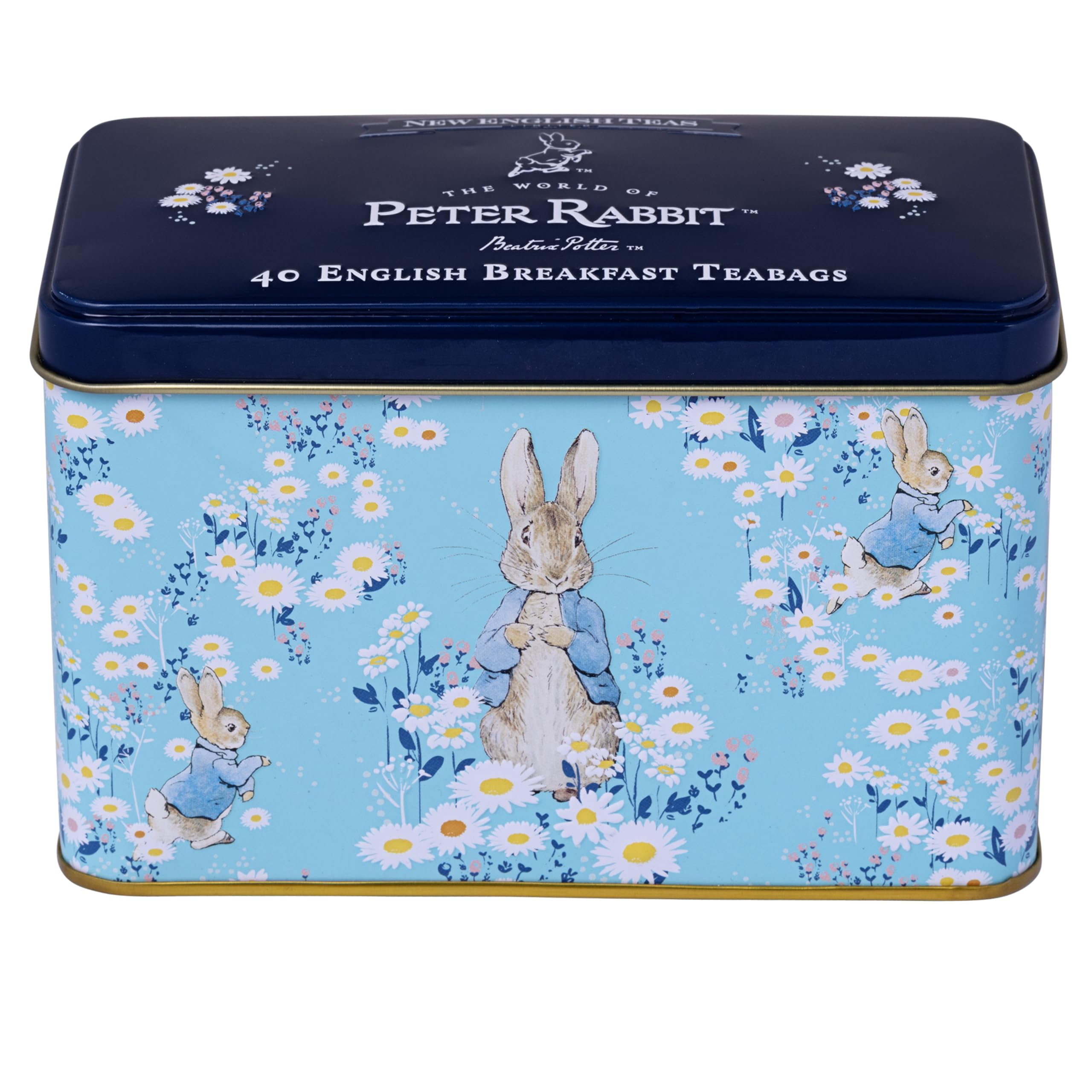New English Teas Pudełko na herbatę Peter Rabbit z 40 torebkami angielskiej herbaty