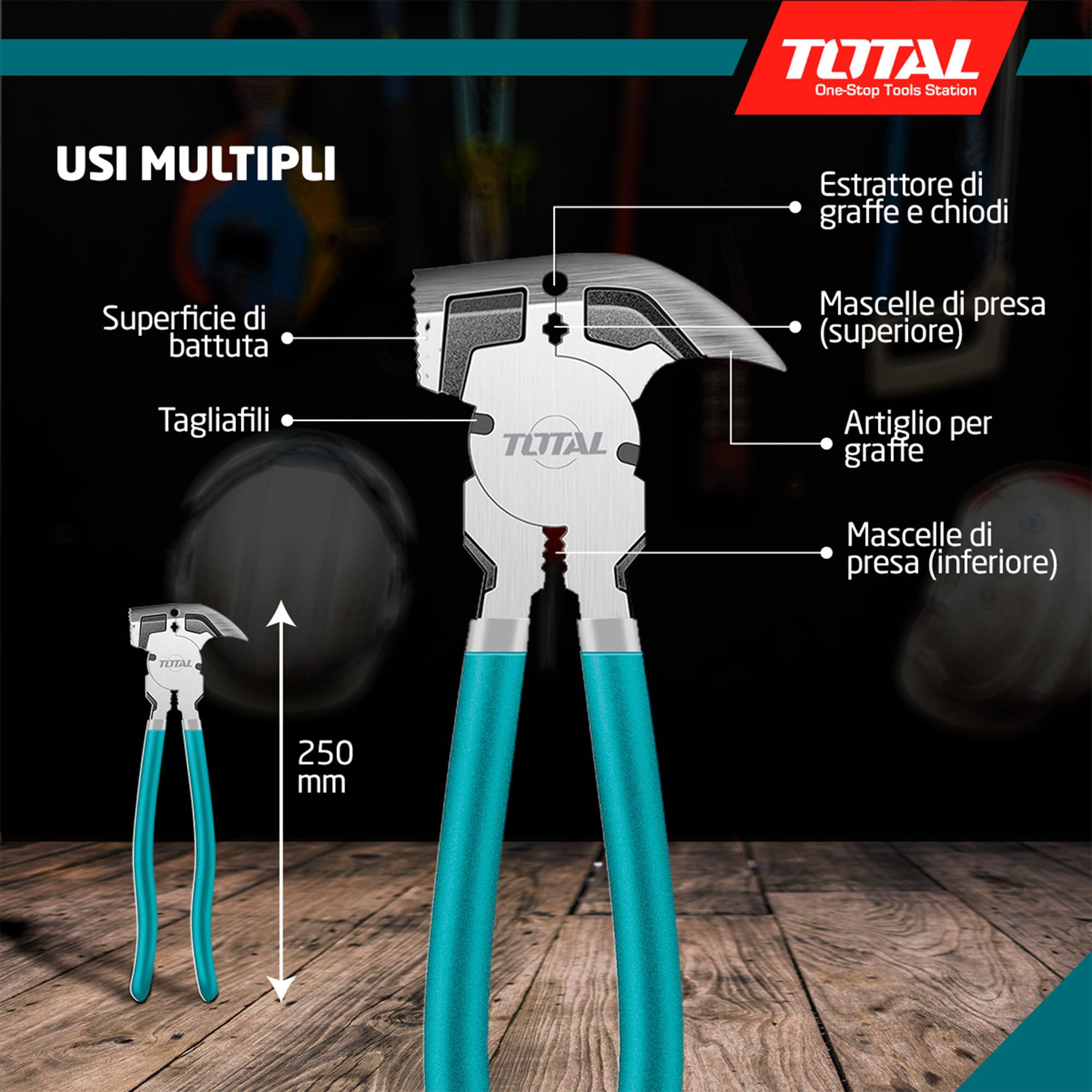Pinza da recinzione 10''/250mm / INDUSTRIALE (THT210102)
