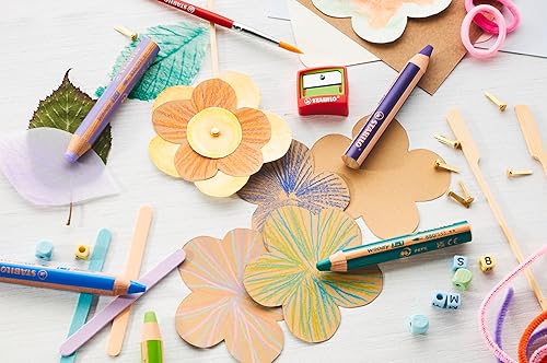 Miniatura 4 de Lápiz multitalentoso - STABILO woody 3 en 1 - Lápiz individual - Verde hoja