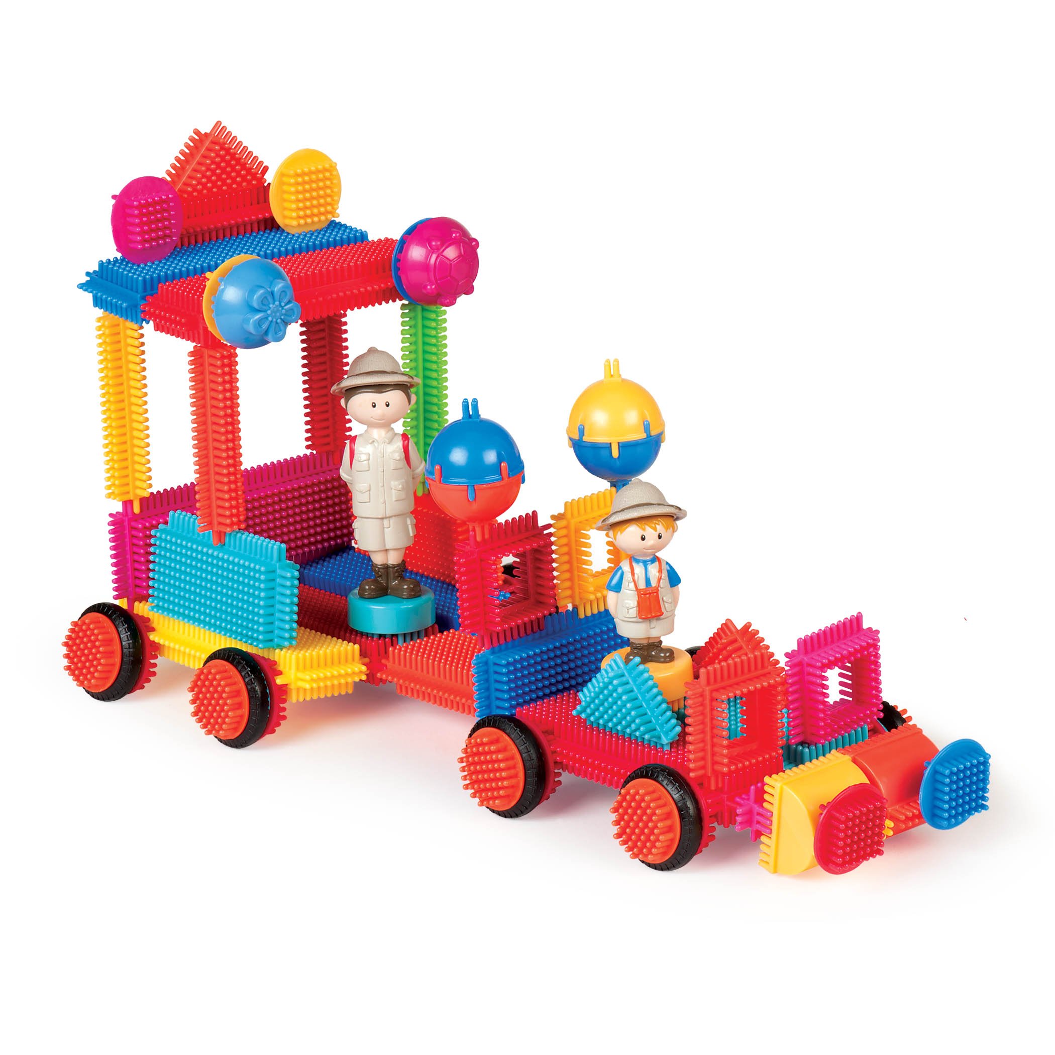 B. Toys 44265 - Bristle Blocks, 113 Teile im Koffer