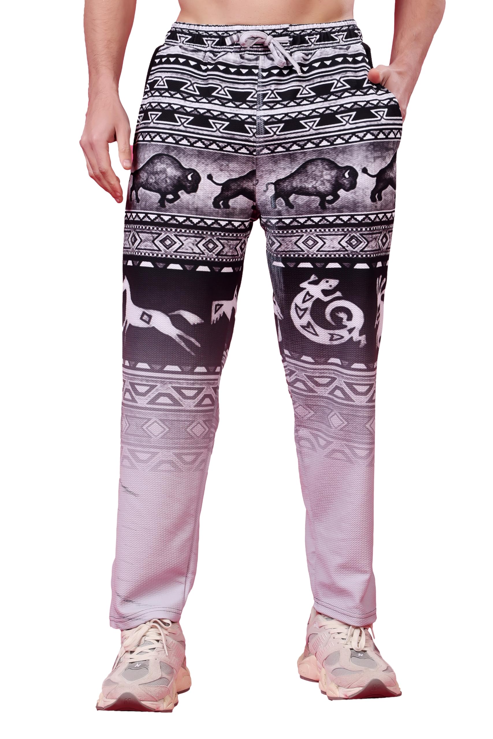 flirty soul Bull Print Men Jogger Pant-picture-24