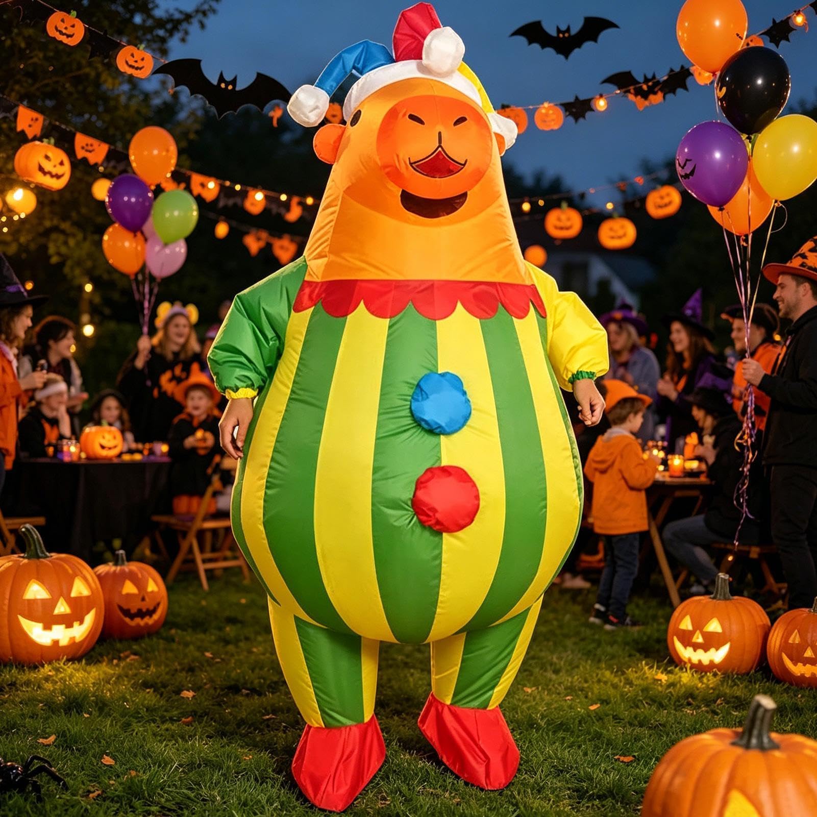Kostiumy Nadmuchiwane dla Dorosłych Zabawne Świąteczne Przebranie | Inflatable Kostium dla Dorosłych Prezent na Boże Narodzenie, przyjęcie, bal, występ, cosplay