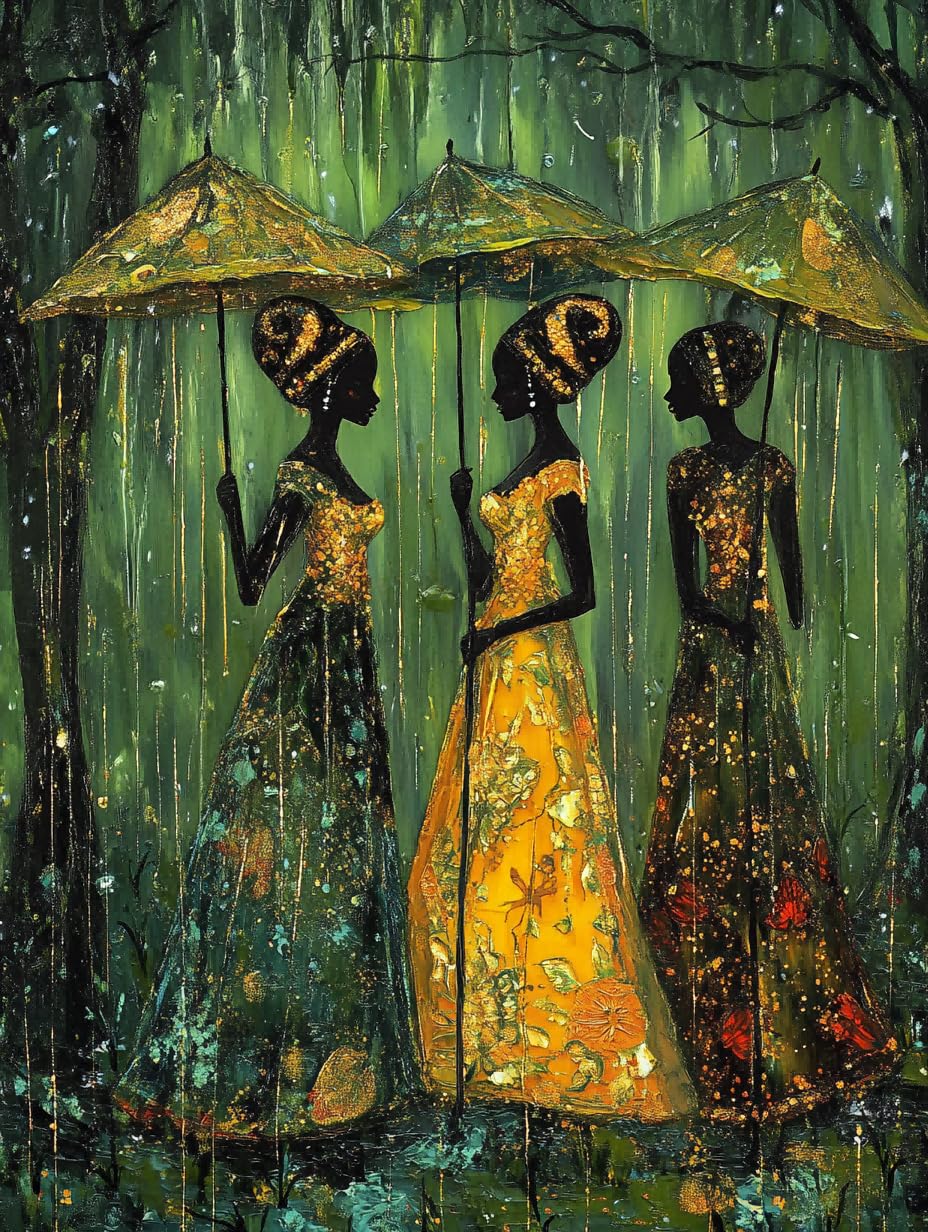 MAVINNE 5D Diamond Painting African Kits for Adults, DIY Diamond Art Kits with Full Drill Rhinestone Crystal, Cross Stitch Embroidery Kit, Home Wall Decor, Gift - 30x40 cm B183