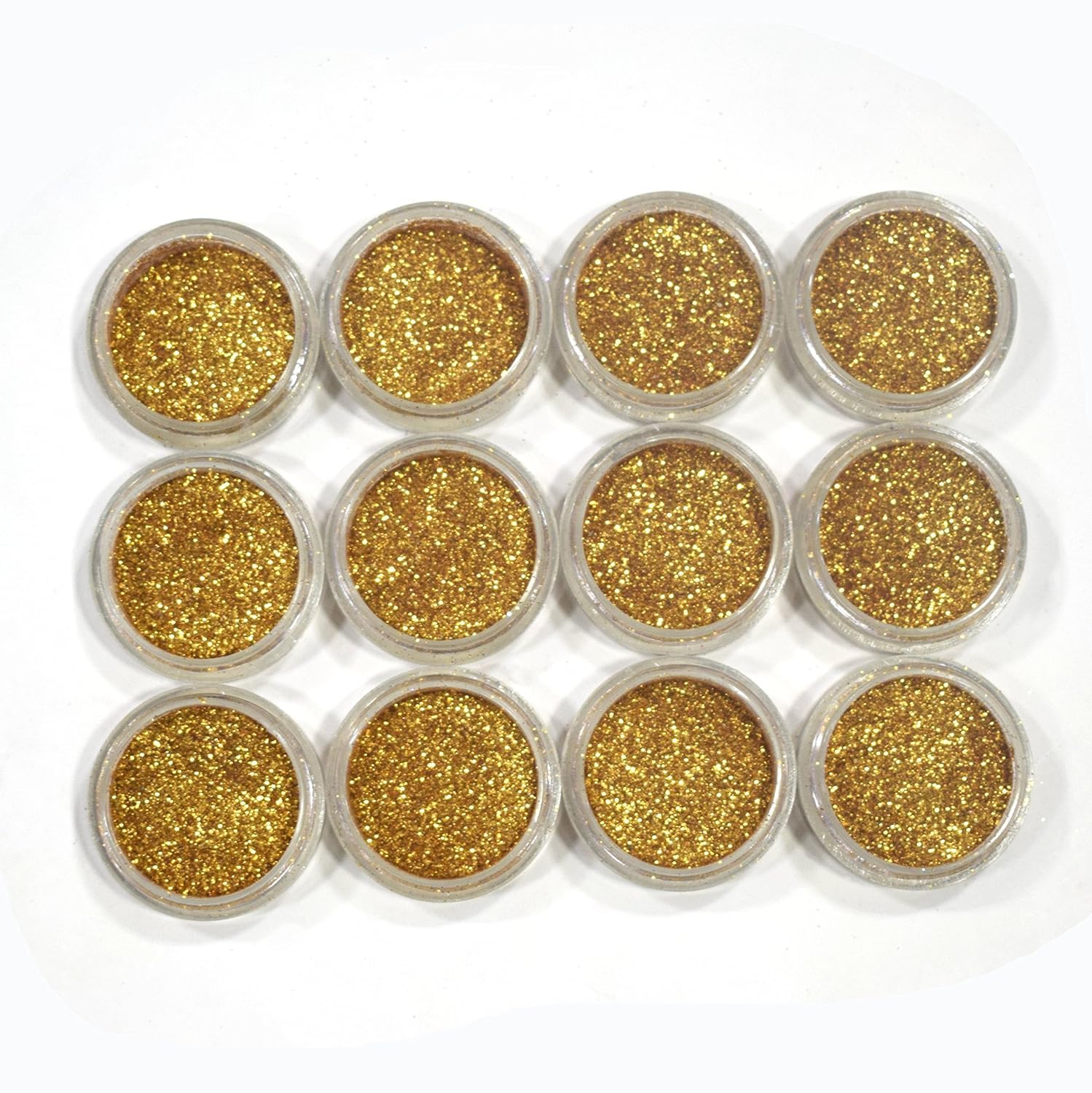 ikis Crafts Glitter Sparkle Powder Golden 7g Each (Pack of 12)-image-16