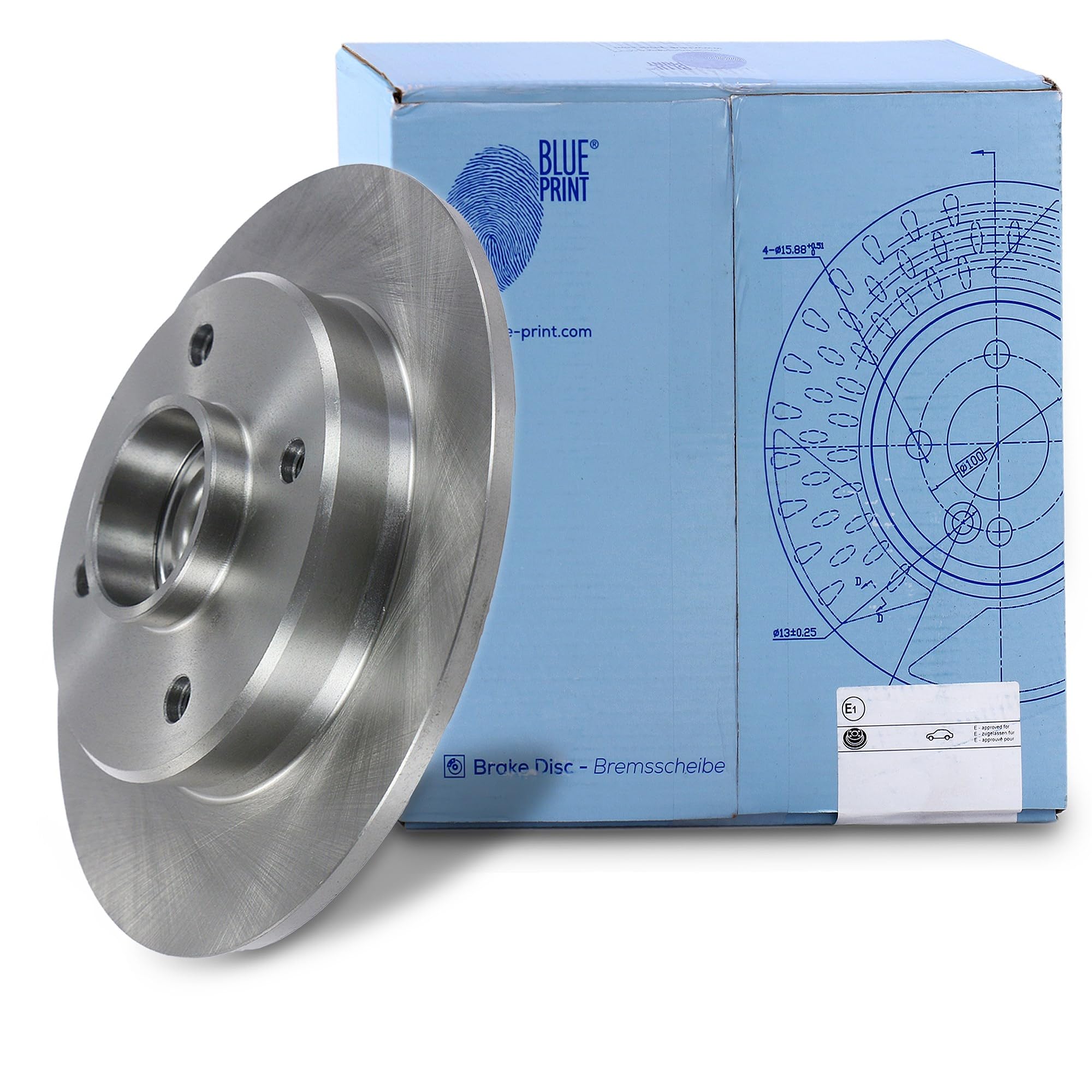 2x BRAKE DISC ADP154354 FOR PEUGEOT 208/Hatchback/Van CITROEN C3/III 1.4L 4cyl