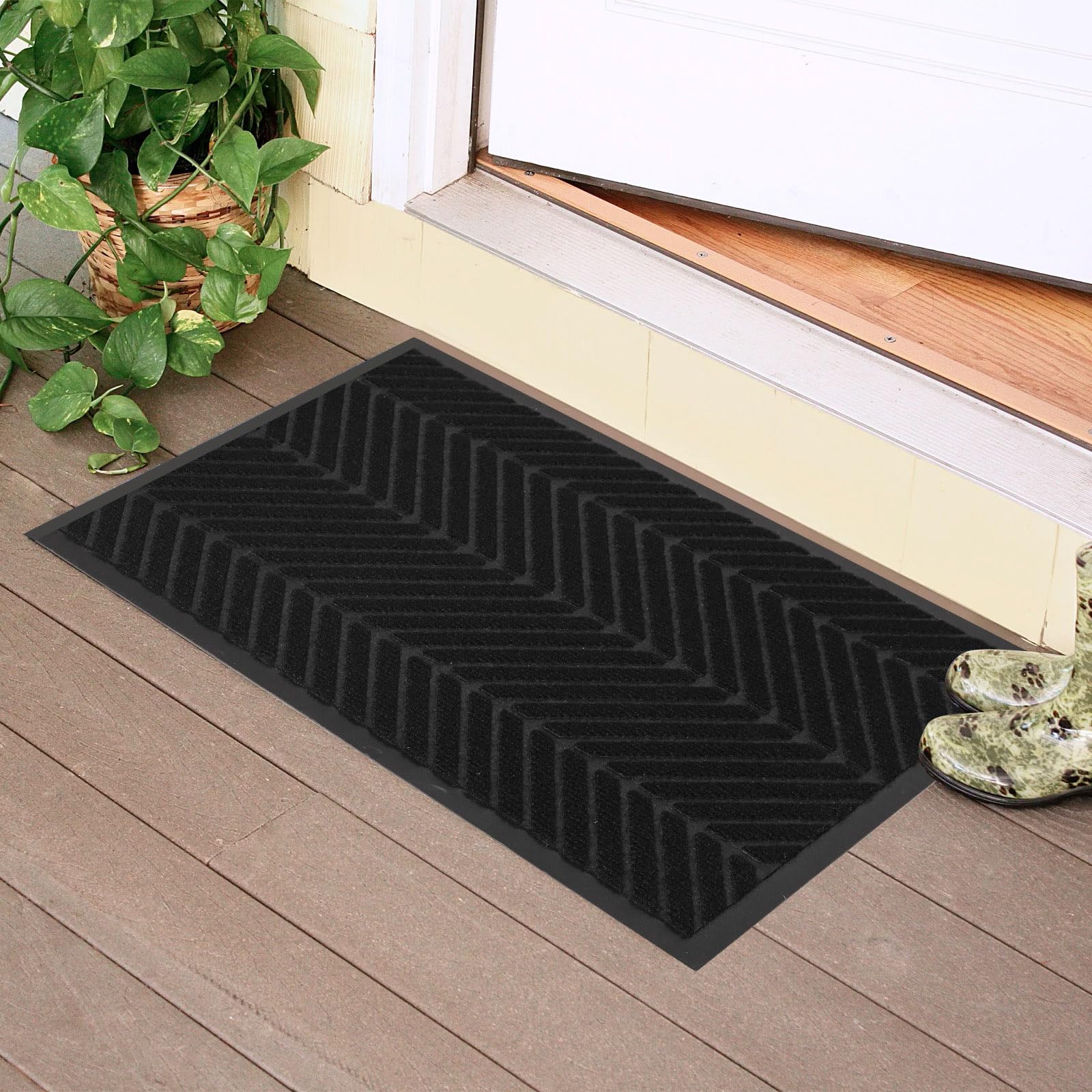 3′x5′ Heavy Duty Front Door Mat Indoor Outdoor Entrance, Non-Slip Entry Rug — Amazon image 15